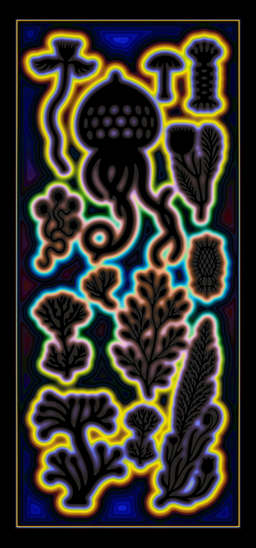Structopoda - 30x64,5cm , 2025