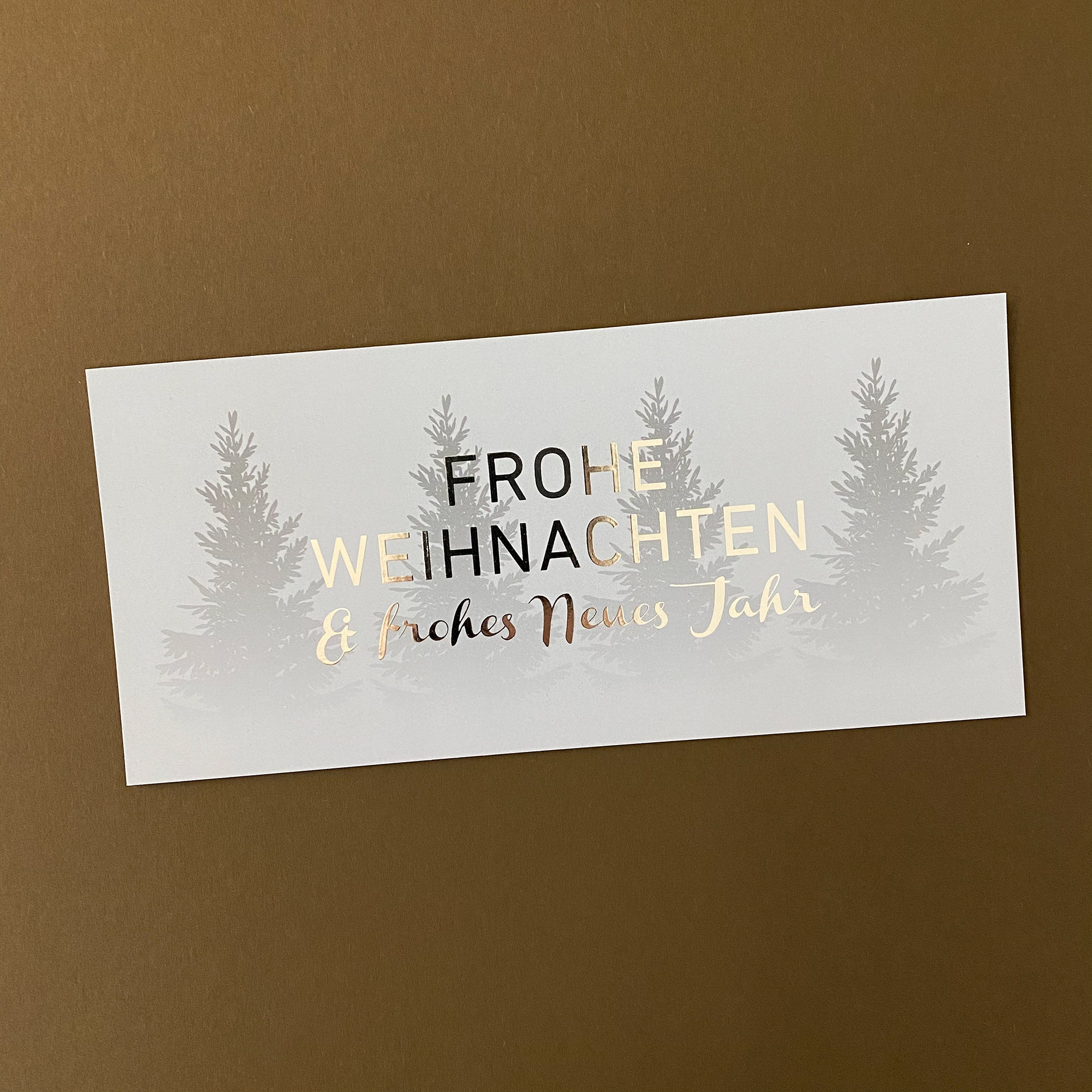 Weihnachts-Postkarte