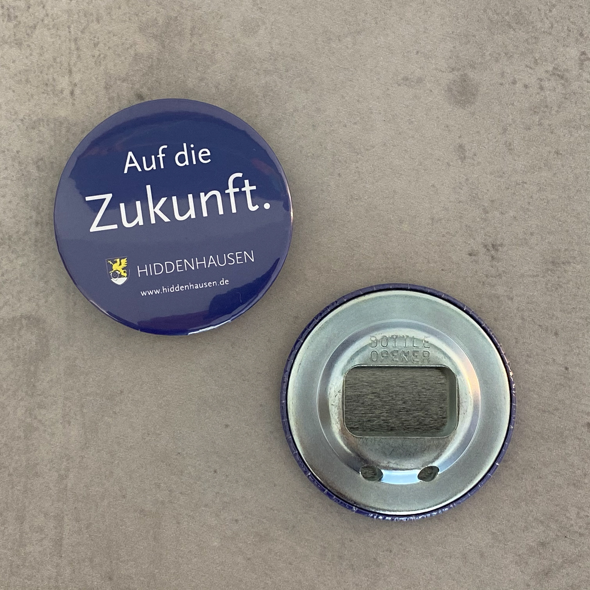 Flaschenöffner-Button
