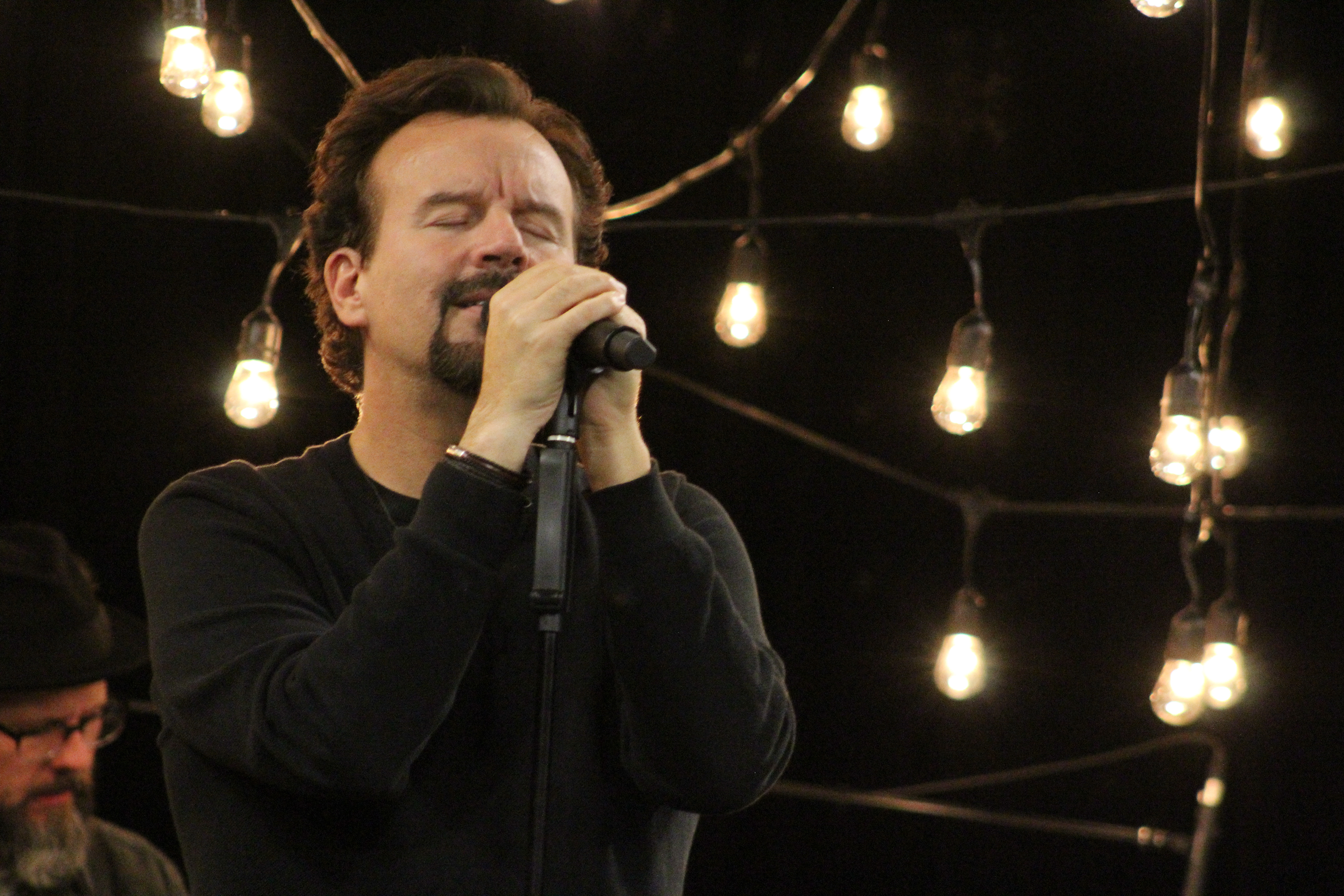 Mark Hall of Casting Crowns performing at Hearts United at K-LOVE and Air1.