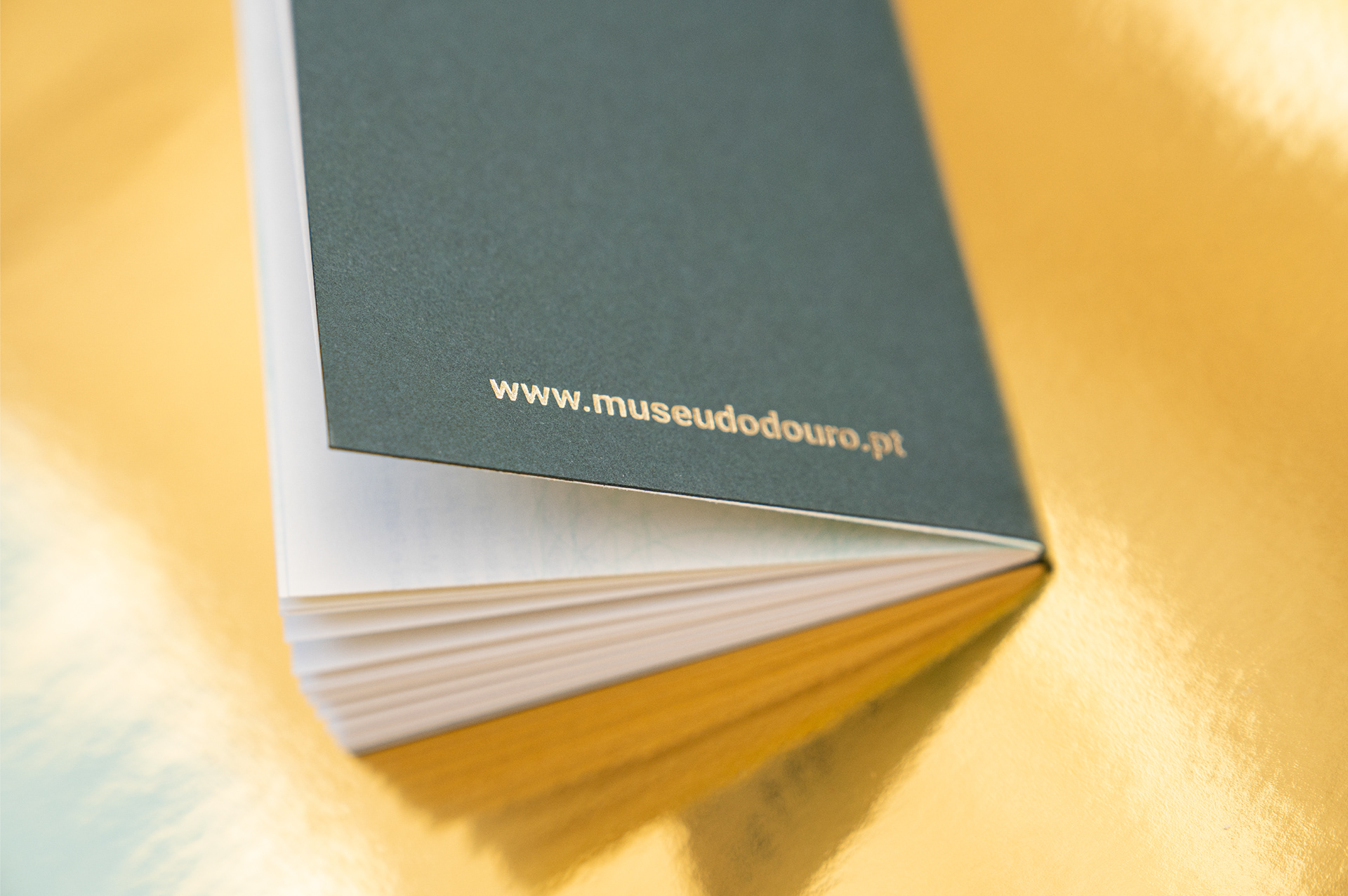 Pormenor da contracapa da Rede de Museus do Douro