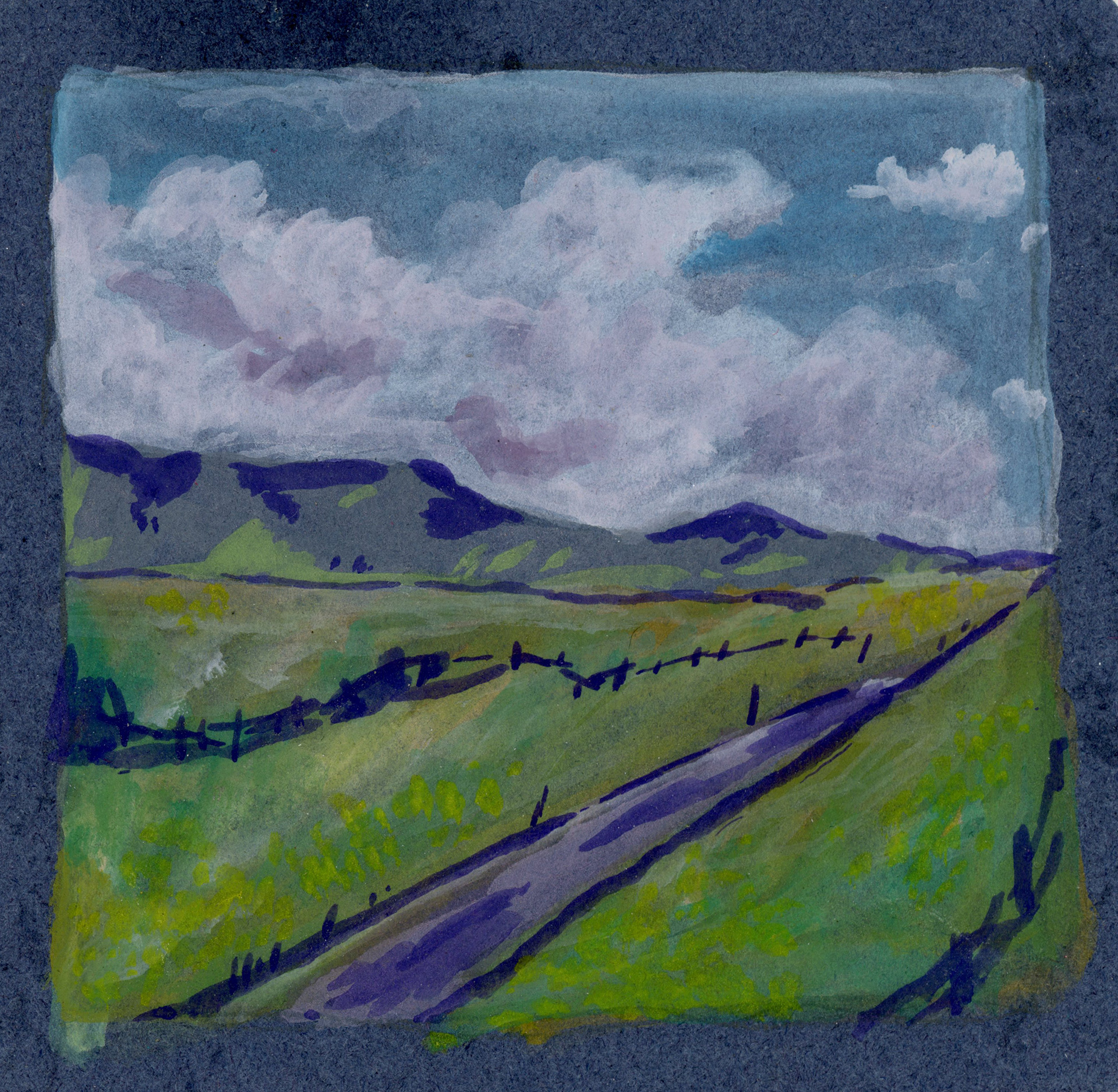 On the way to Lander, WY