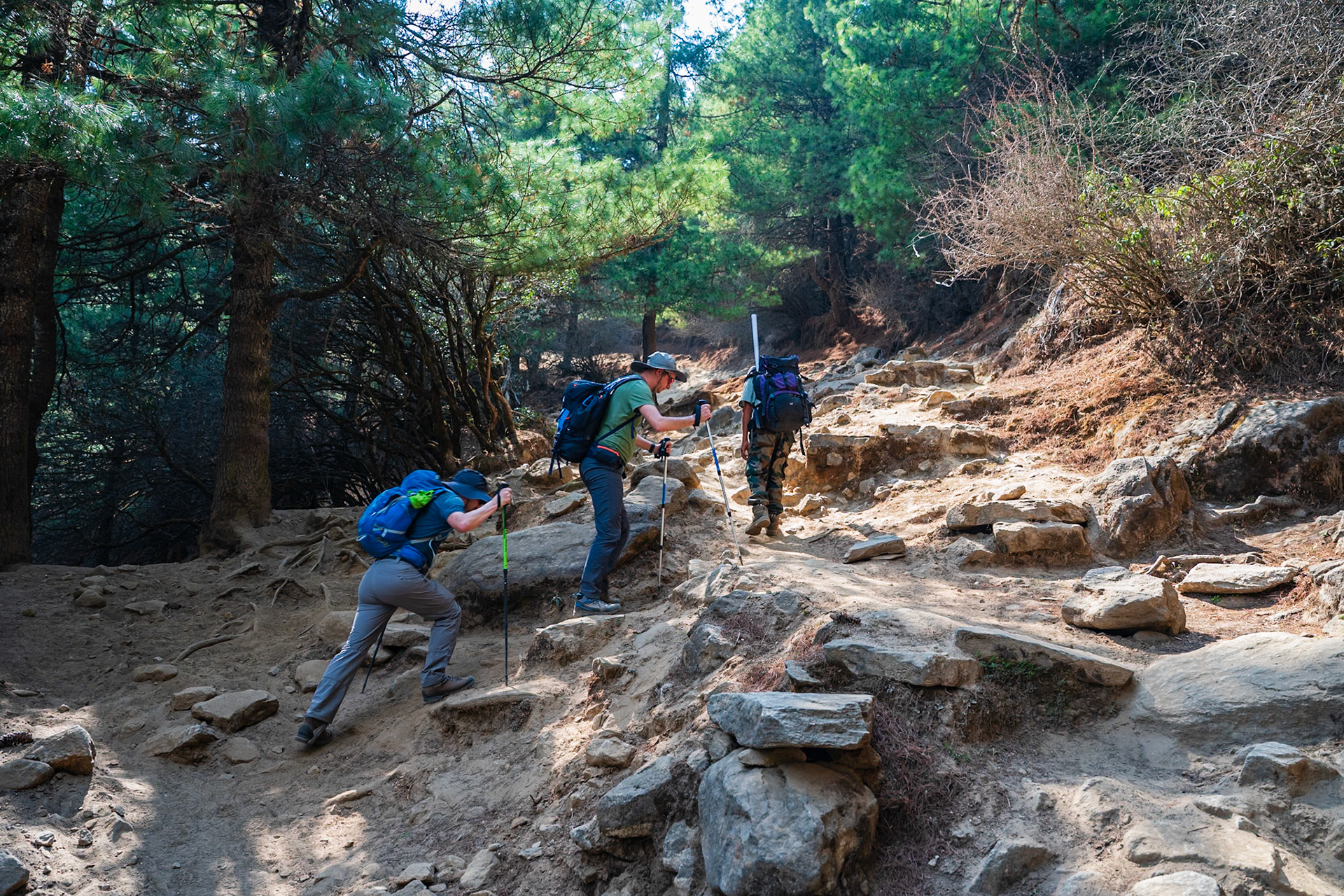 Day 2 - Phakding (2'610 m) to Namche Bazaar (3'446 m)