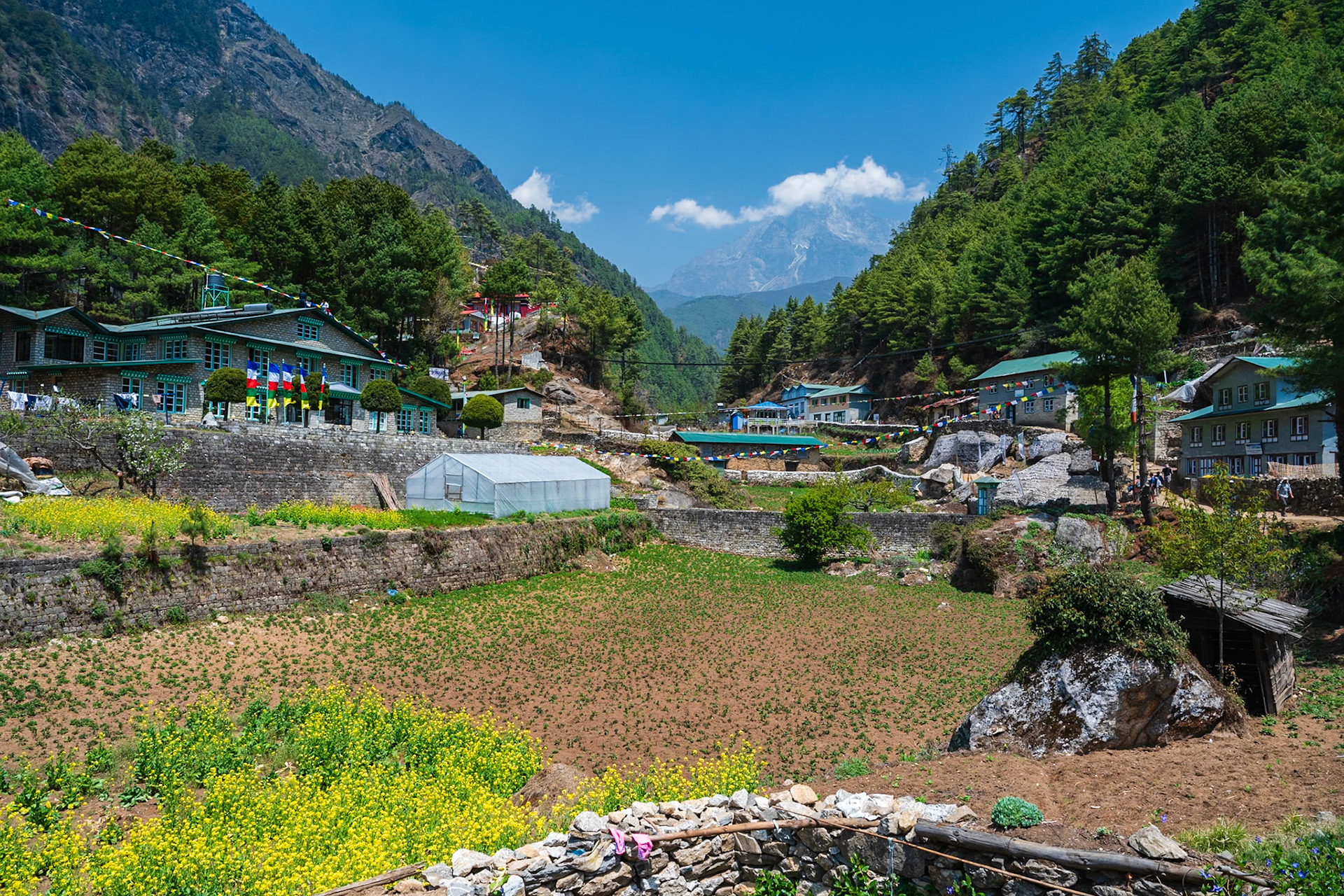 Day 2 - Phakding (2'610 m) to Namche Bazaar (3'446 m)