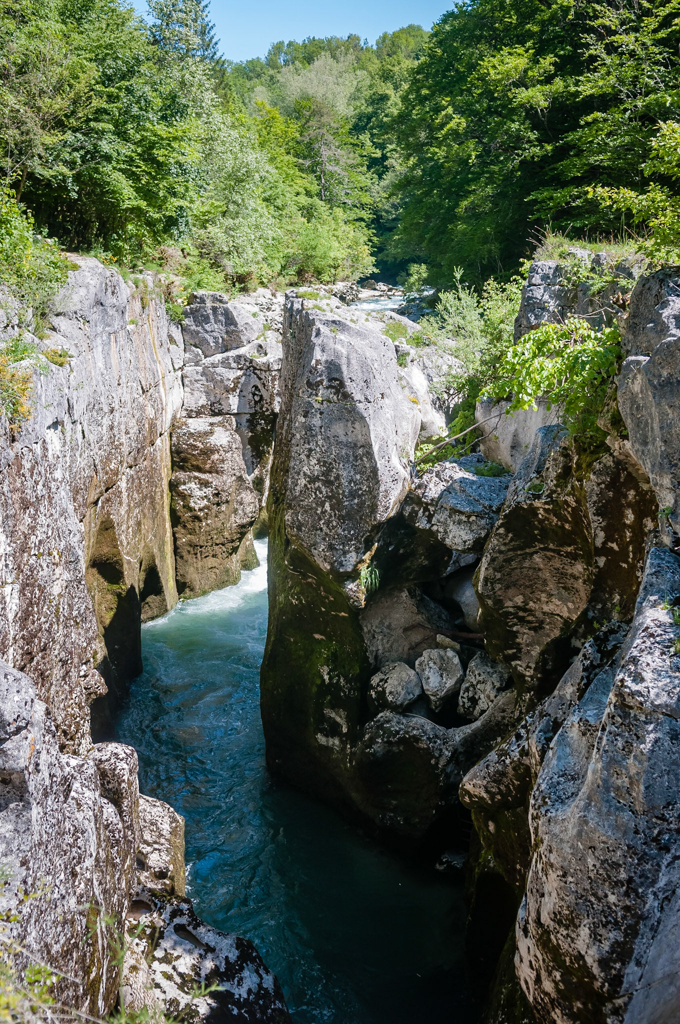 Les pertes de la Valserine, France