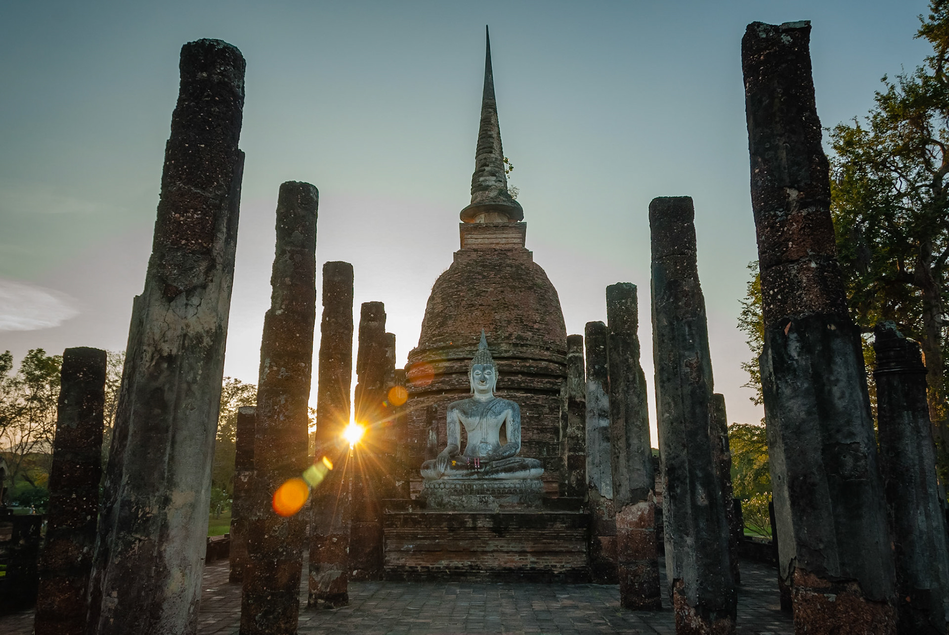 Wat Sa Si, Sukhothai