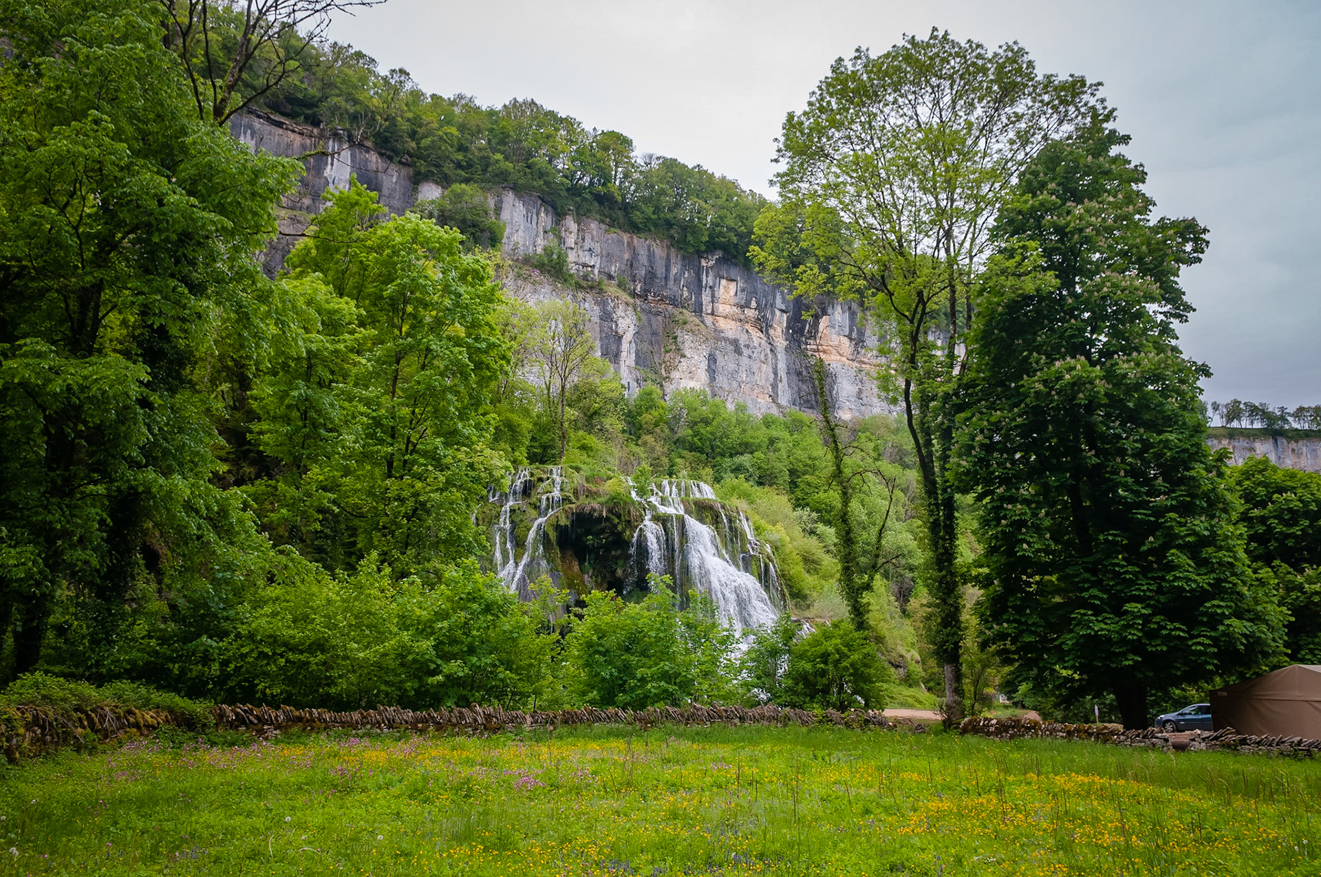 Cascade des tufs, Beaume-les-Messieurs, France