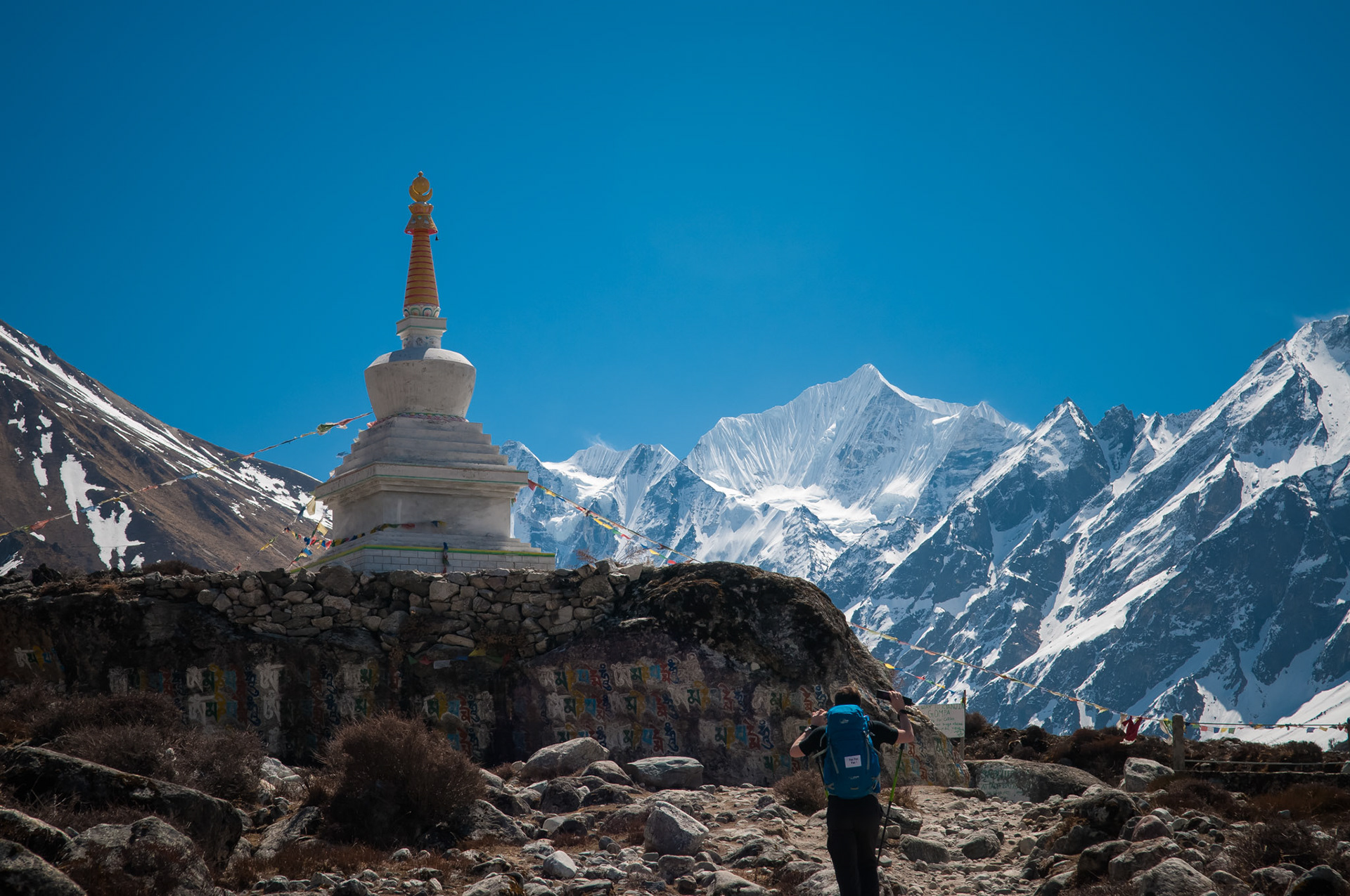 Entre Langtang (3430m) et Kyanjin Gumba (3830m)