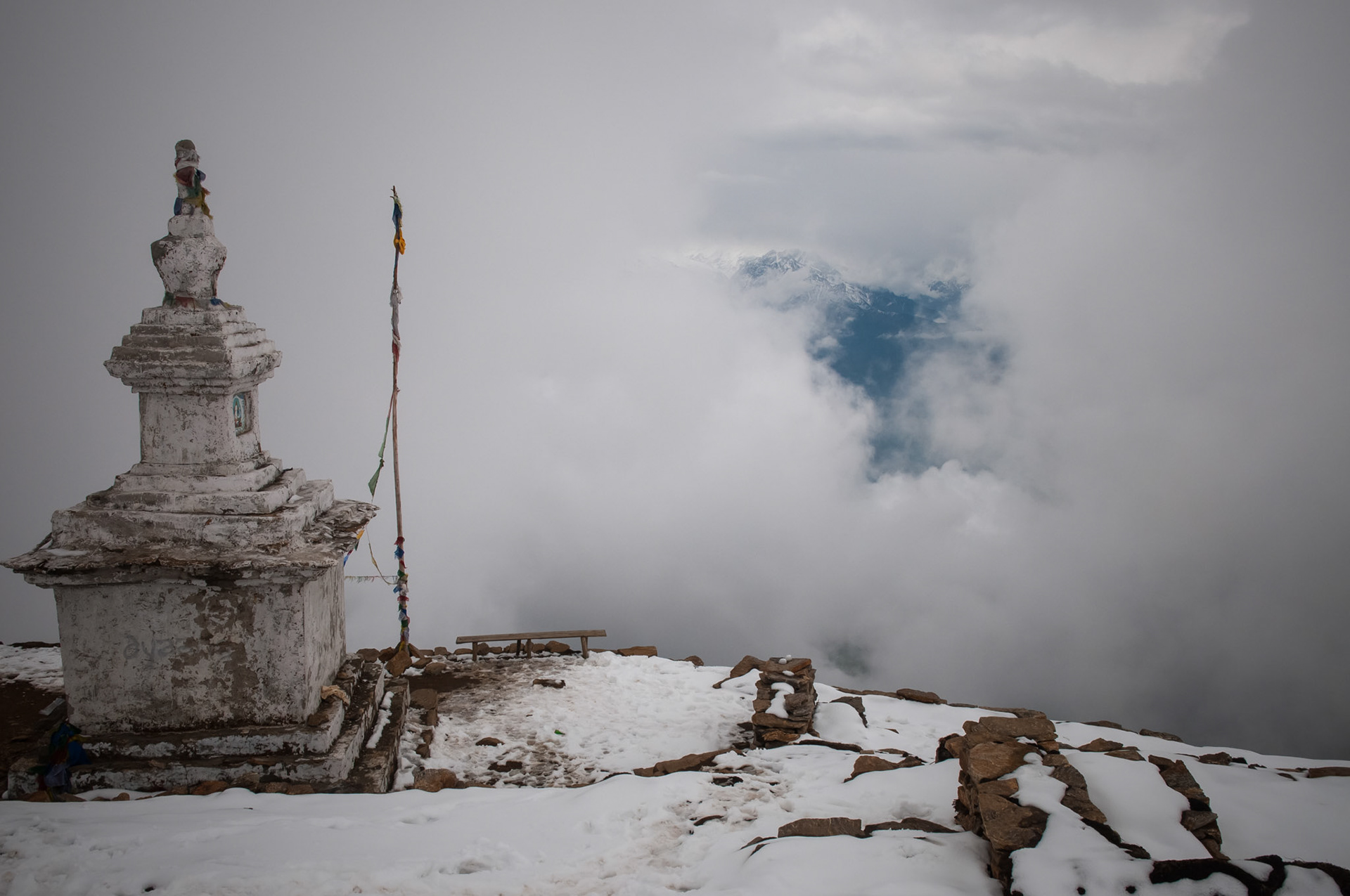 Entre Laurebina (3910m) et Gosaikund Pass (4165m)