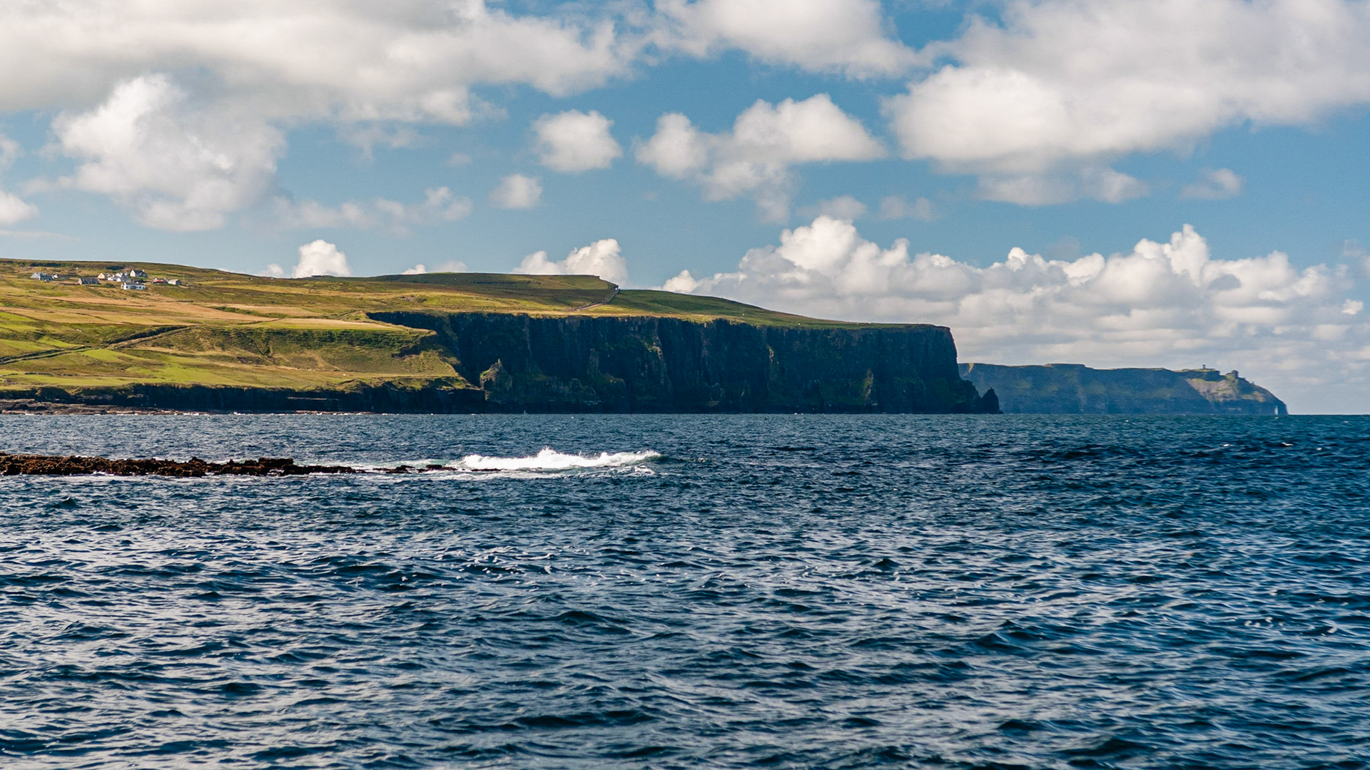 Boat to Aaran Island, County Clare