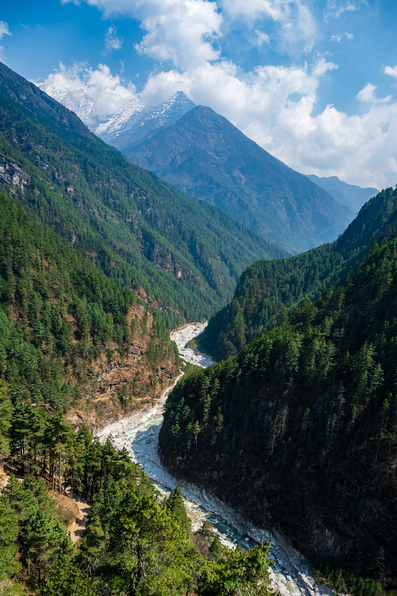 Day 2 - Phakding (2'610 m) to Namche Bazaar (3'446 m)