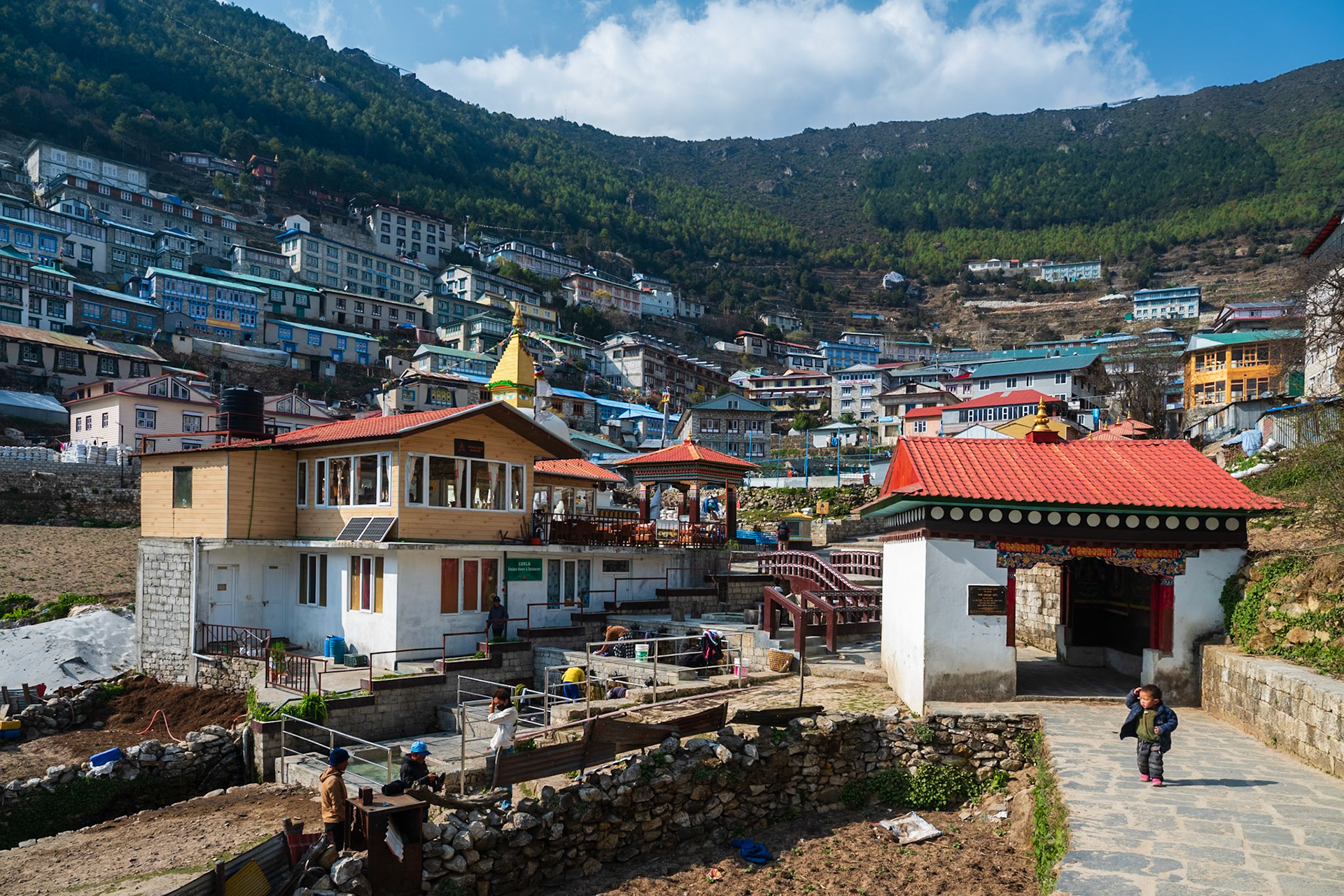 Day 2 - Phakding (2'610 m) to Namche Bazaar (3'446 m)