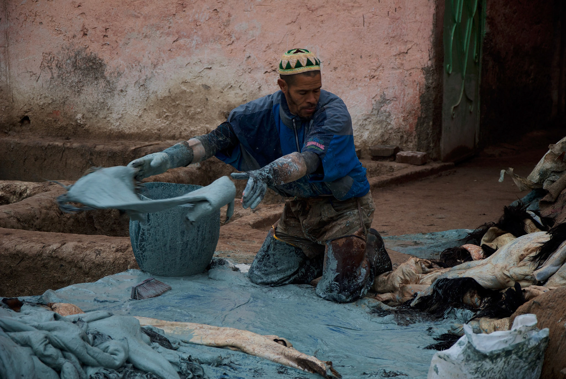 Quartier des tanneurs, Marrakech