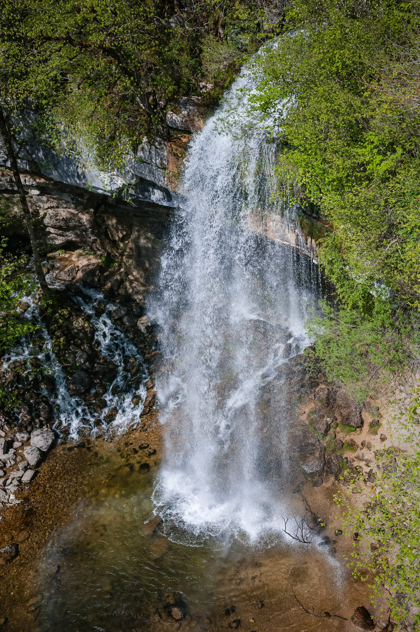 Le saut Girard, Cascades du Hérisson, France