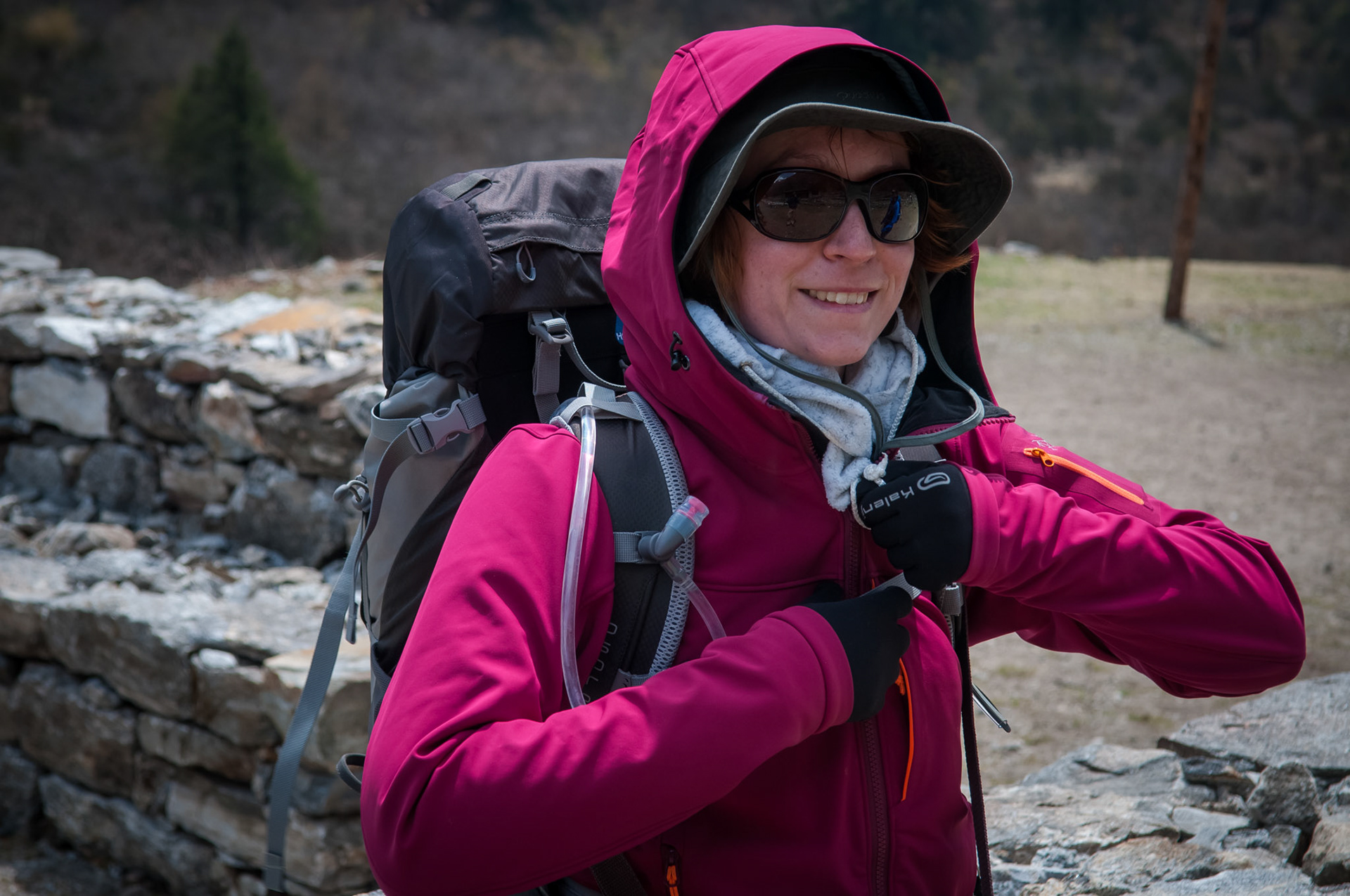 Entre Lama Hotel (2410m) et Langtang (3430m)