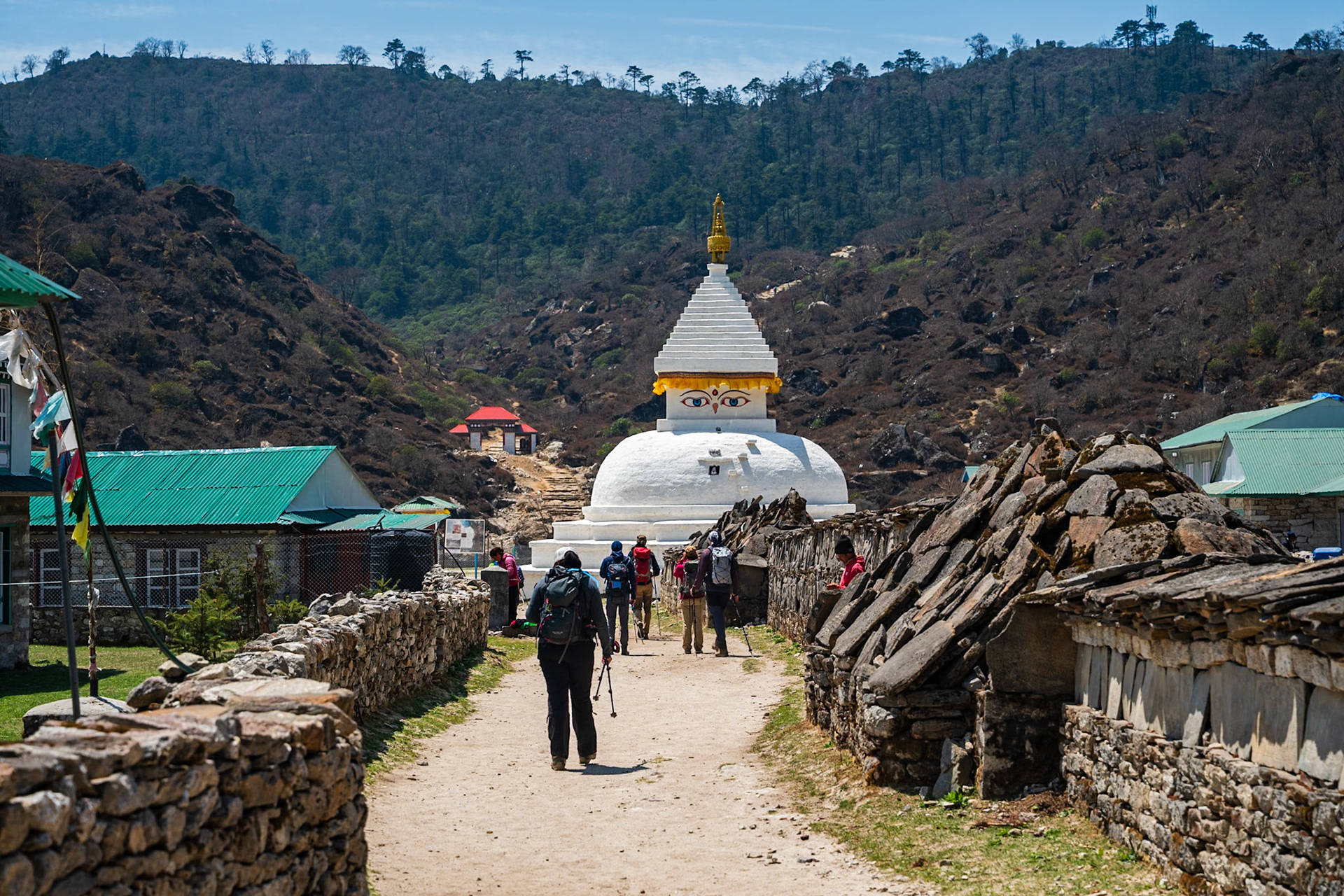 Khumjung (3'780 m)Day 3 - Around Namche Bazaar (3'446 m)