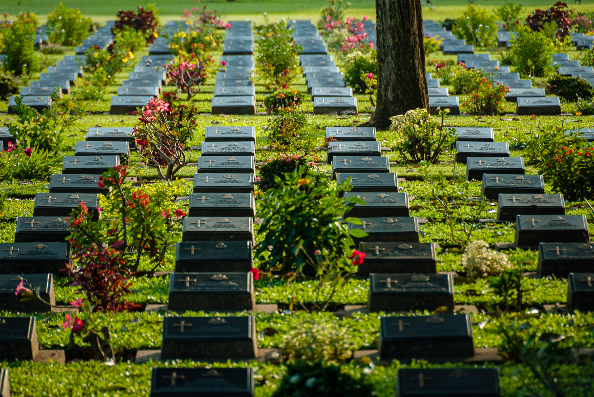 Cimetière des Alliés (Thailand-Burma Railway Centre), Kanchanaburi