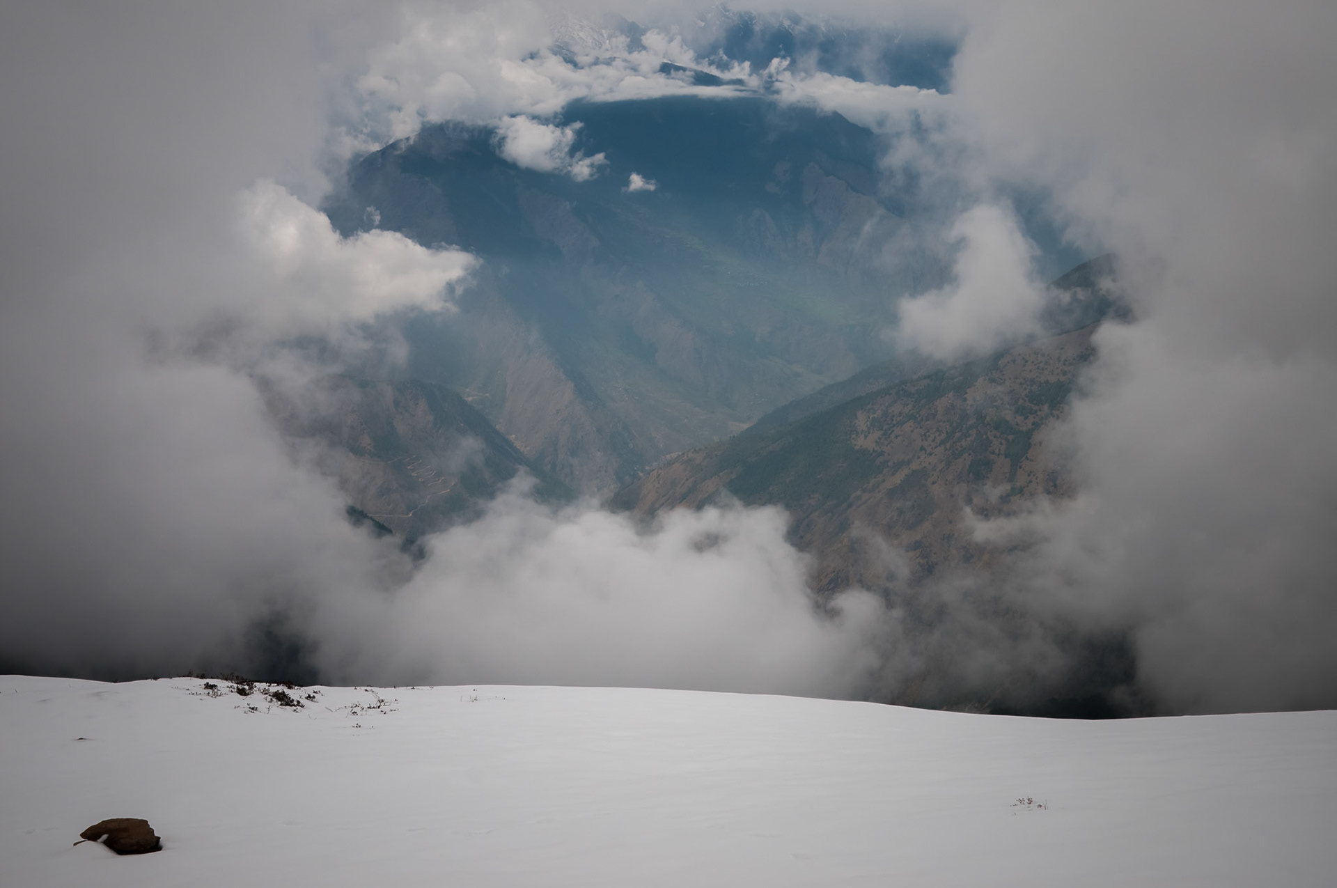 Entre Laurebina (3910m) et Gosaikund Pass (4165m)