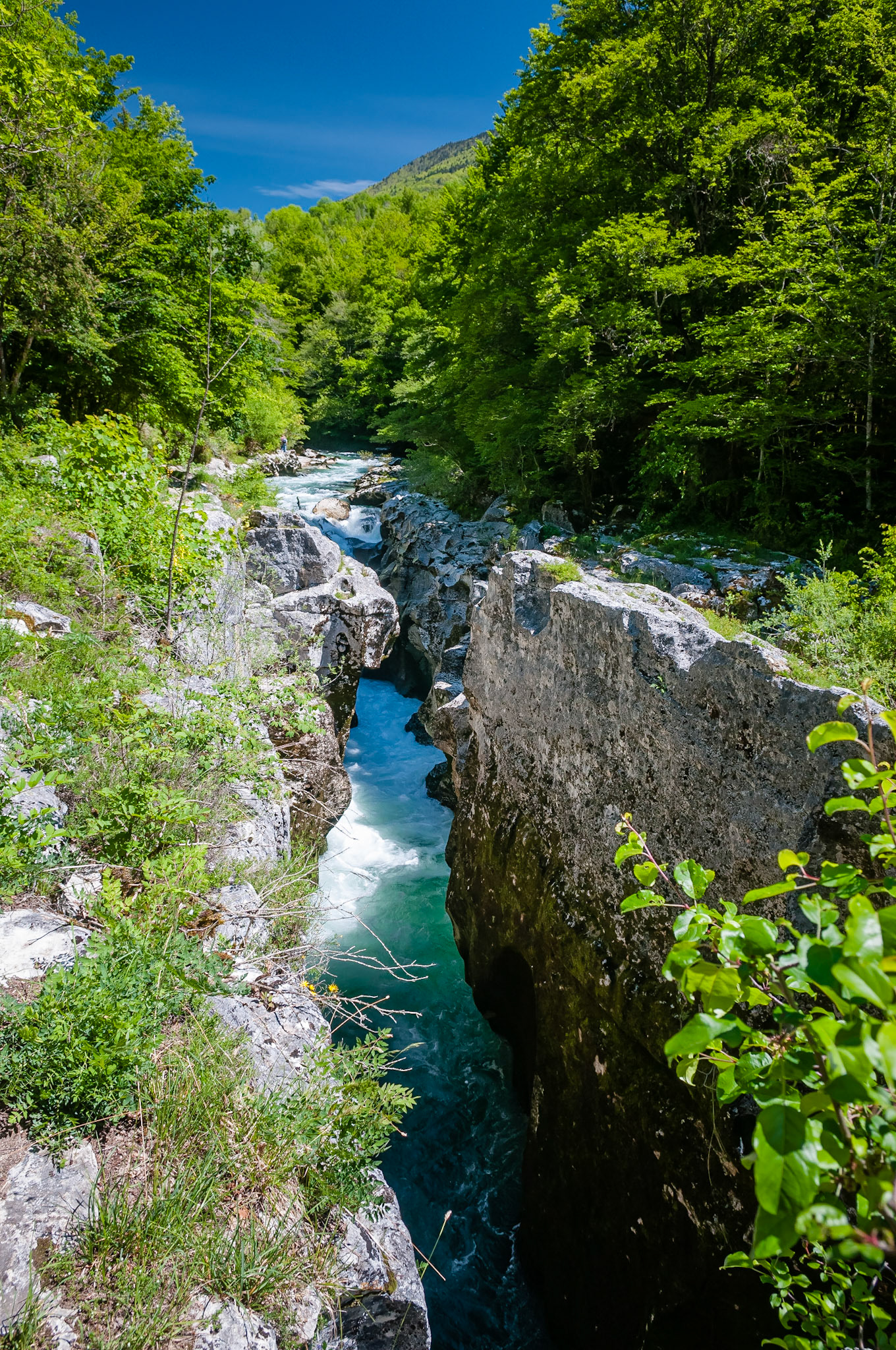 Les pertes de la Valserine, France