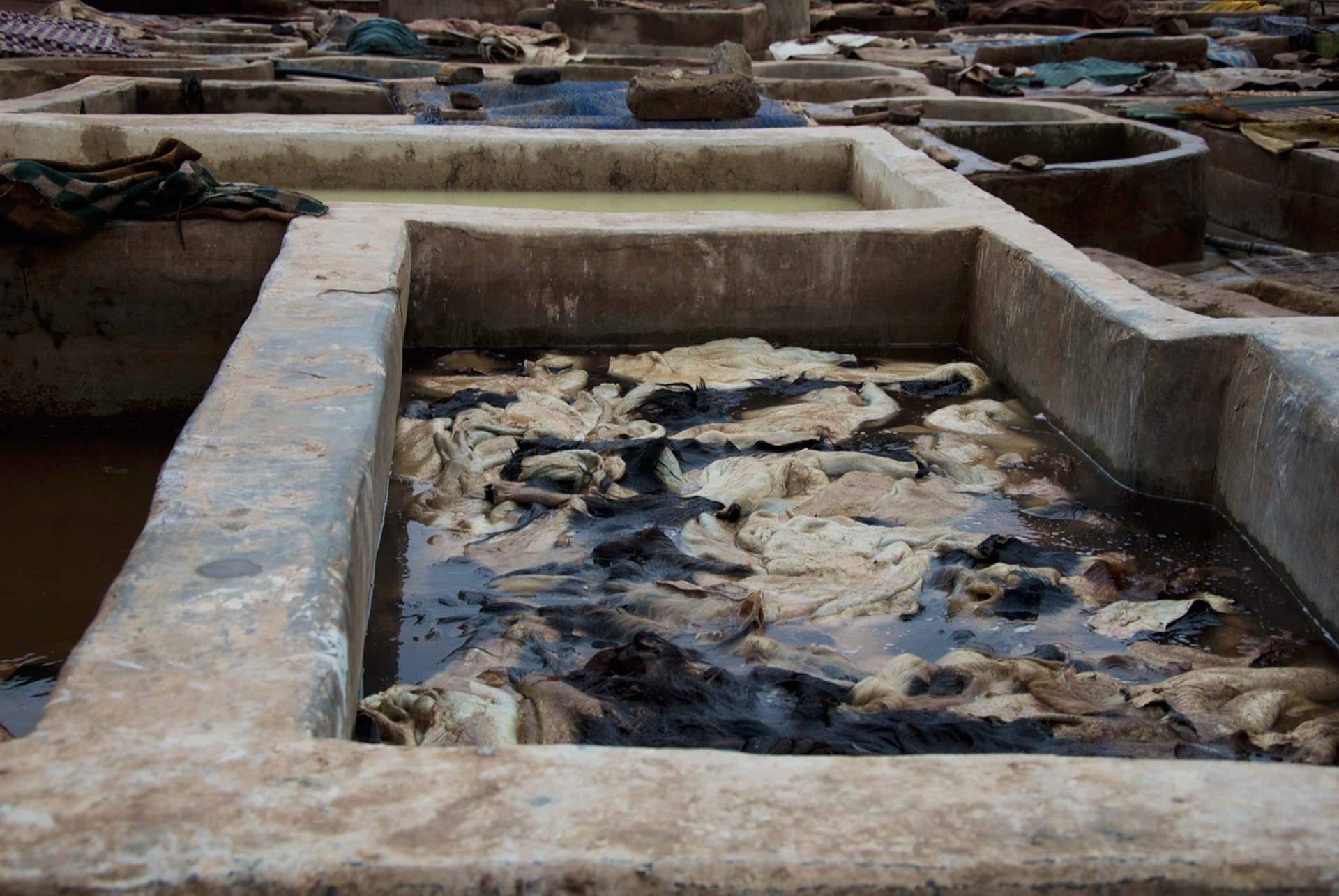 Quartier des tanneurs, Marrakech