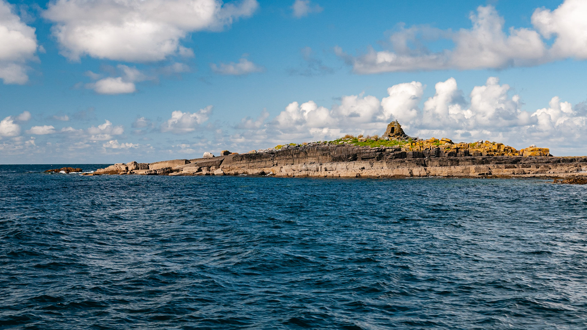 Boat to Aaran Island, County Clare