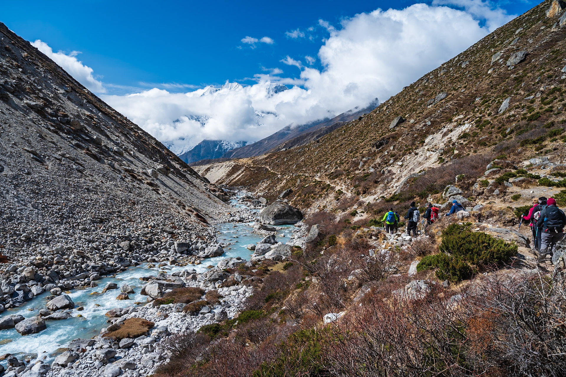 Day 9 - Lumden (4'370 m) to Namche Bazaar (3'446 m)
