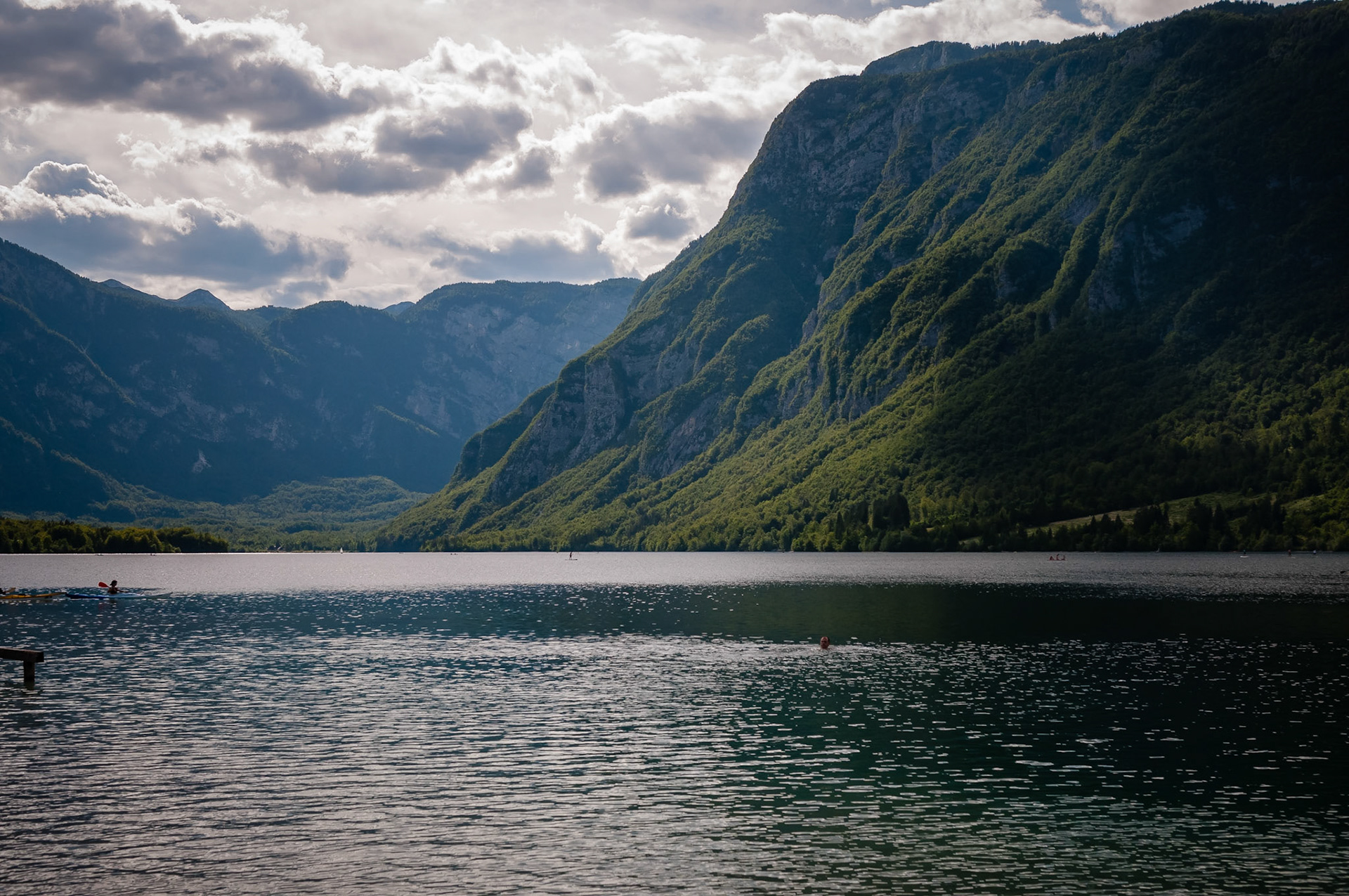 Lac de Bohinj, Slovénie