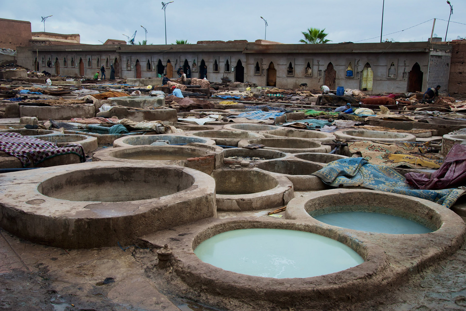 Quartier des tanneurs, Marrakech
