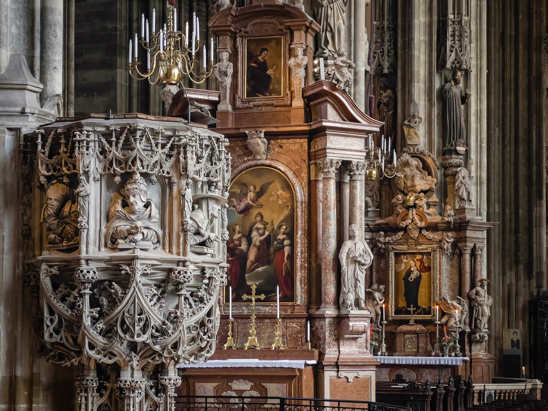 Cathédrale Saint-Étienne de Vienne (Domkirche St. Stephan),Vienne, Autriche
