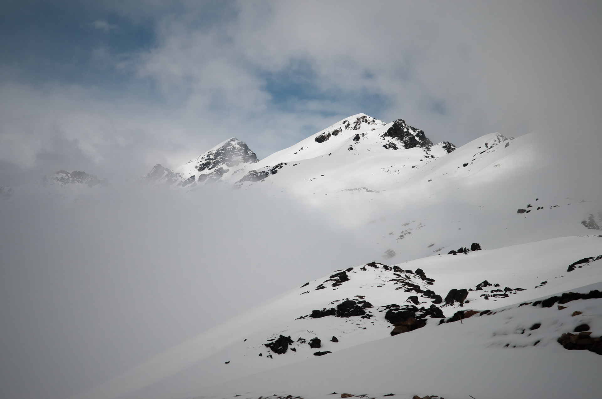 Entre Laurebina (3910m) et Gosaikund Pass (4165m)