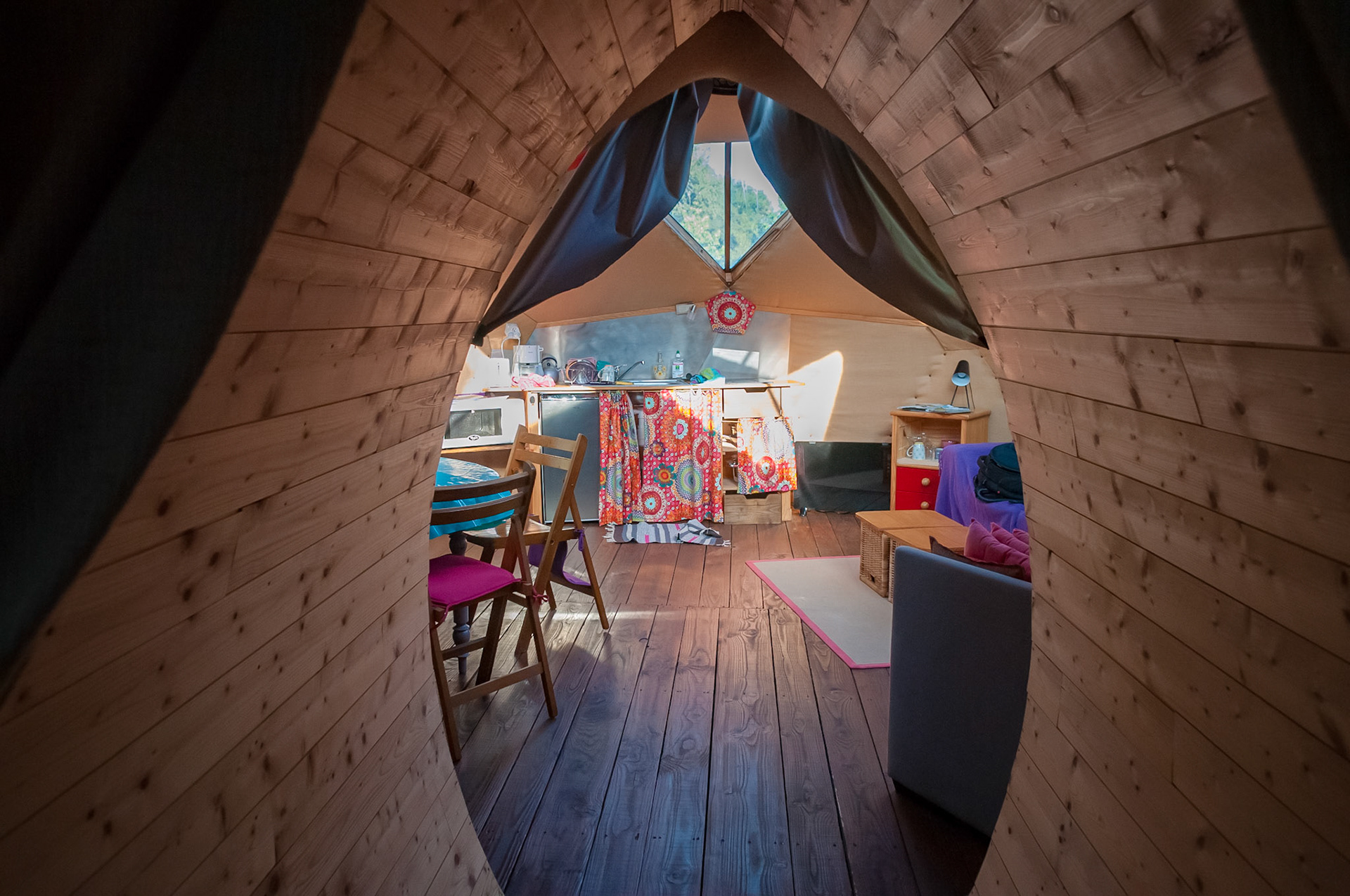 Dôme géodésique, Alvignac, Lot