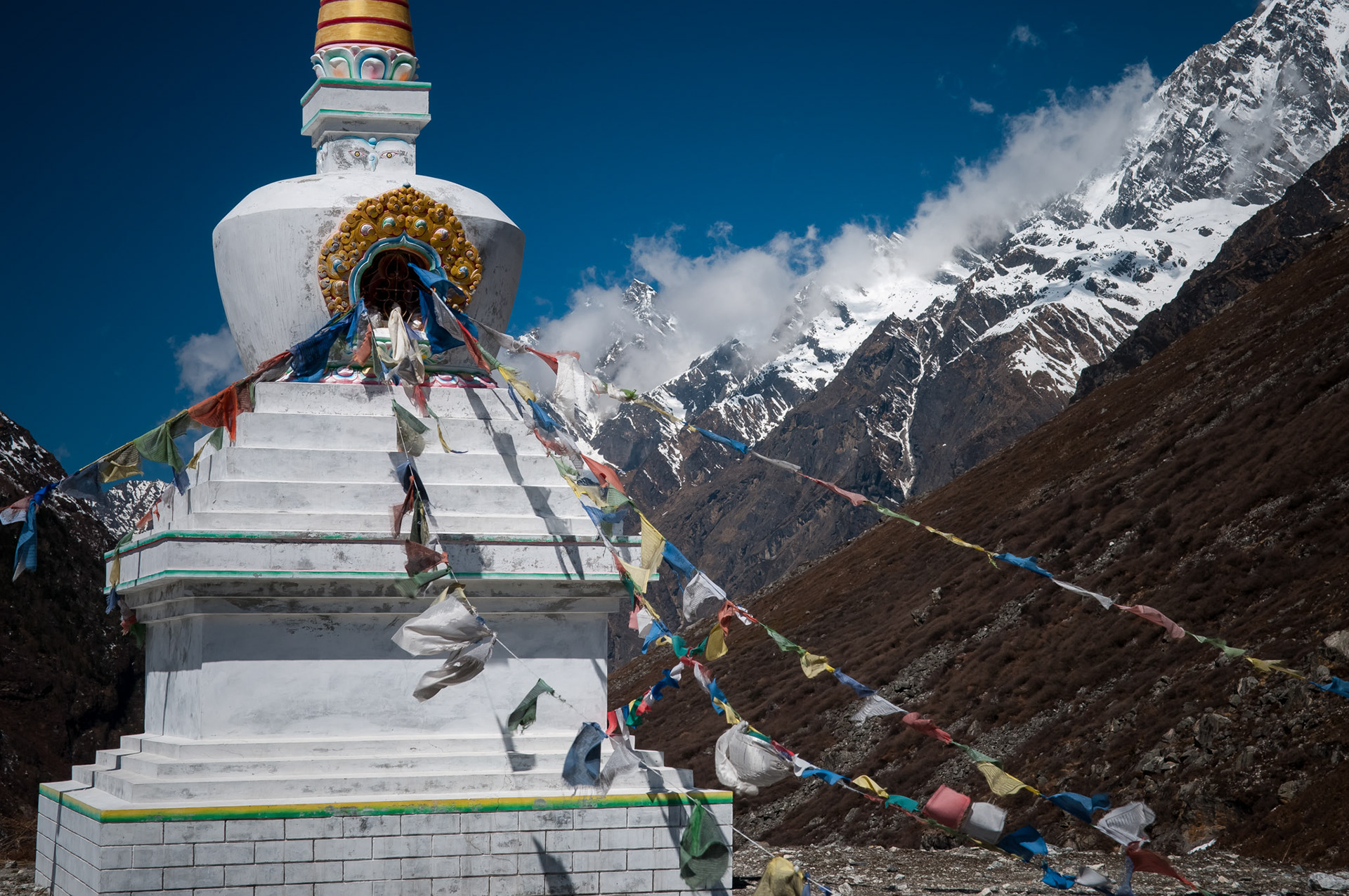 Entre Langtang (3430m) et Kyanjin Gumba (3830m)