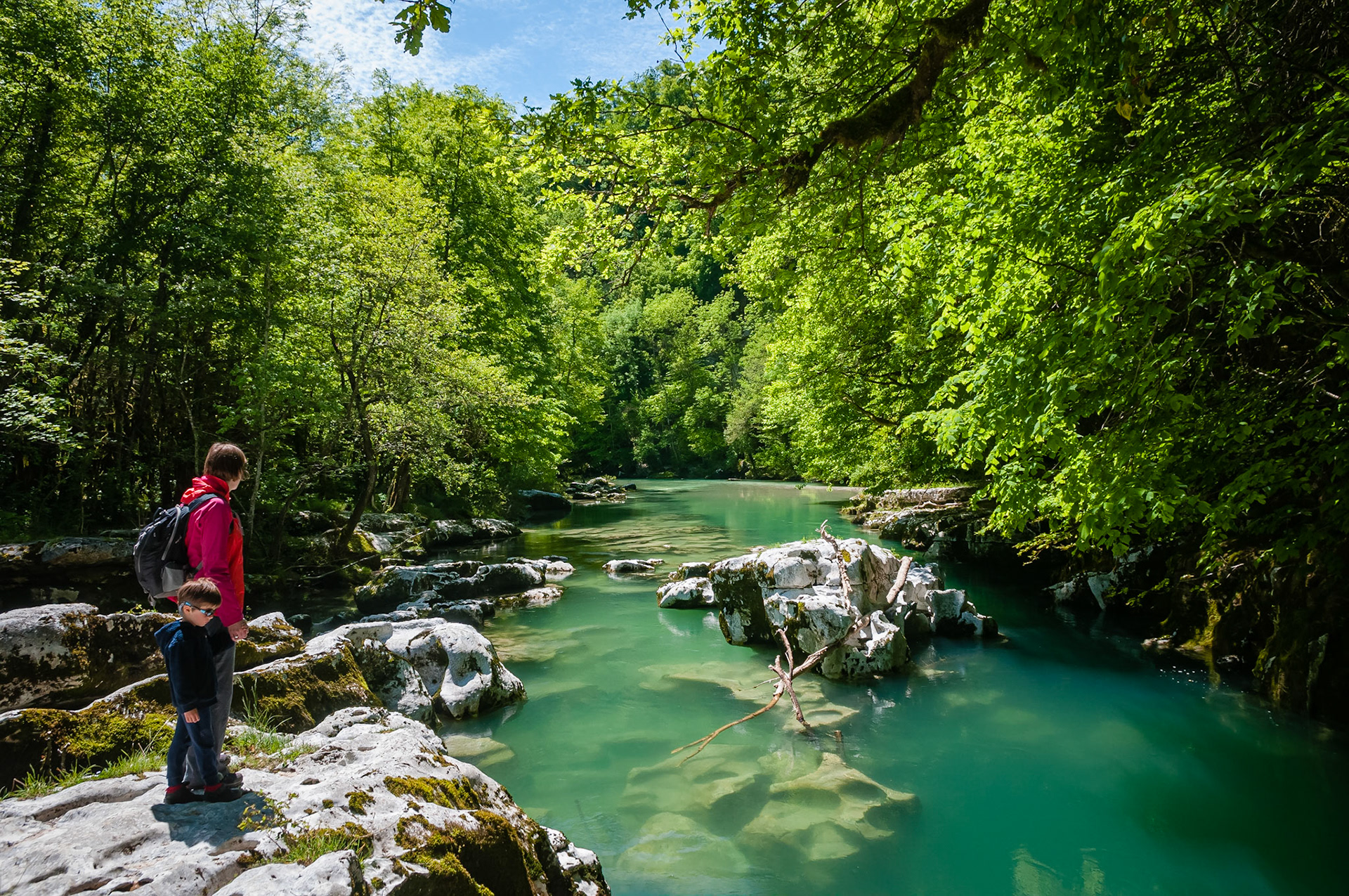 Les pertes de la Valserine, France