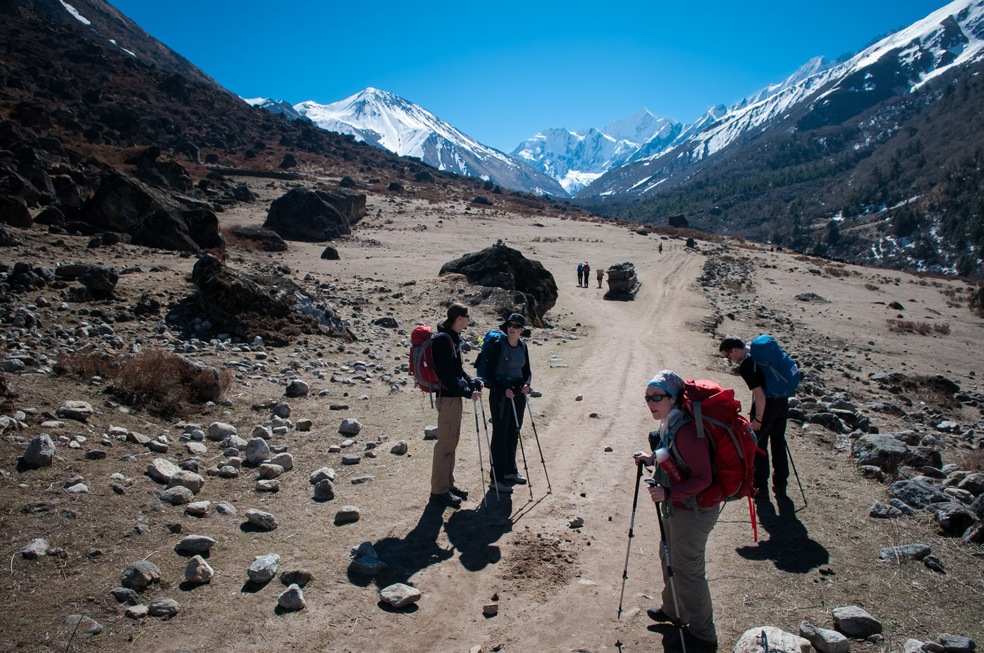 Entre Langtang (3430m) et Kyanjin Gumba (3830m)