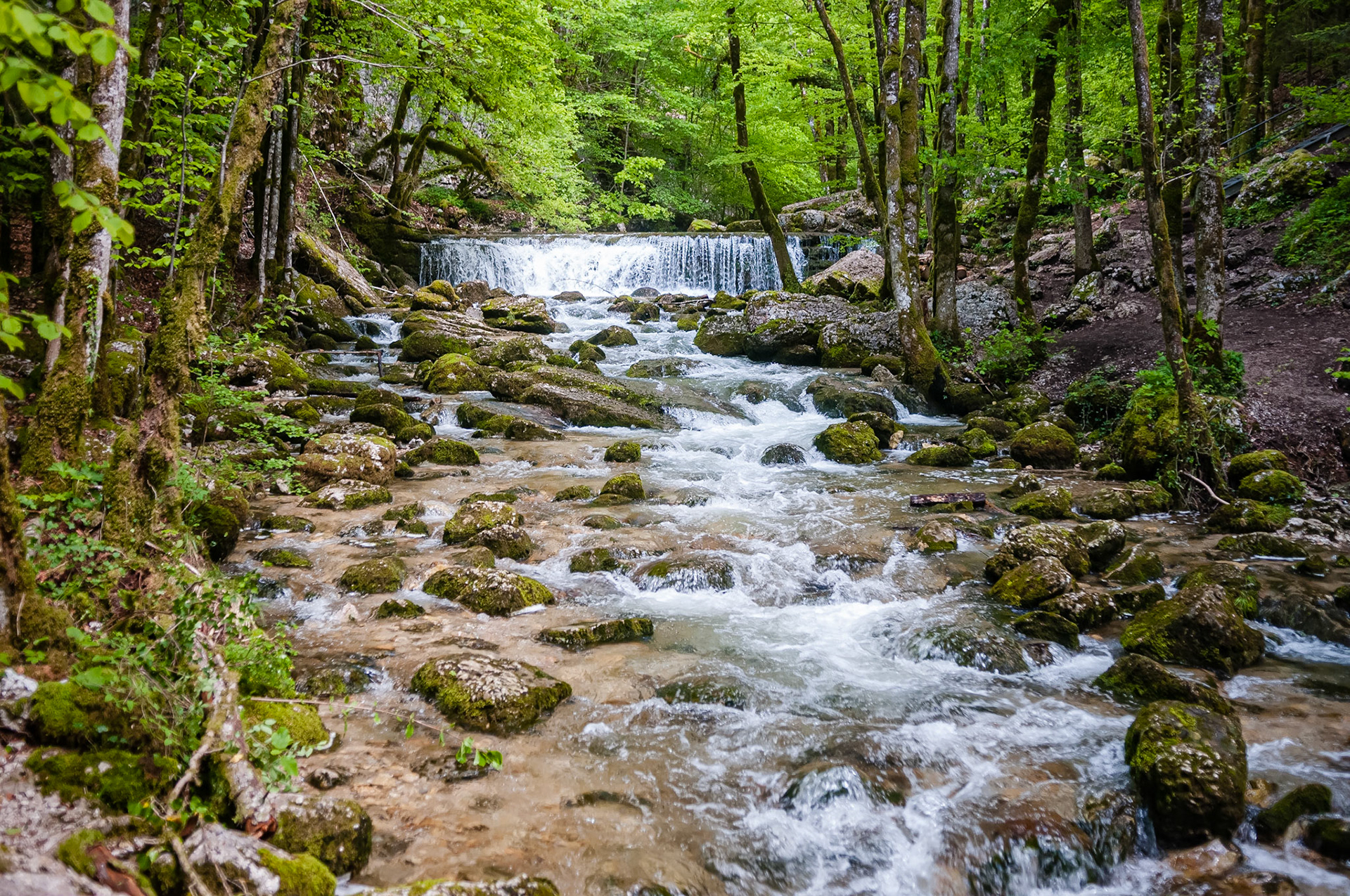 Cascades du Hérisson, France