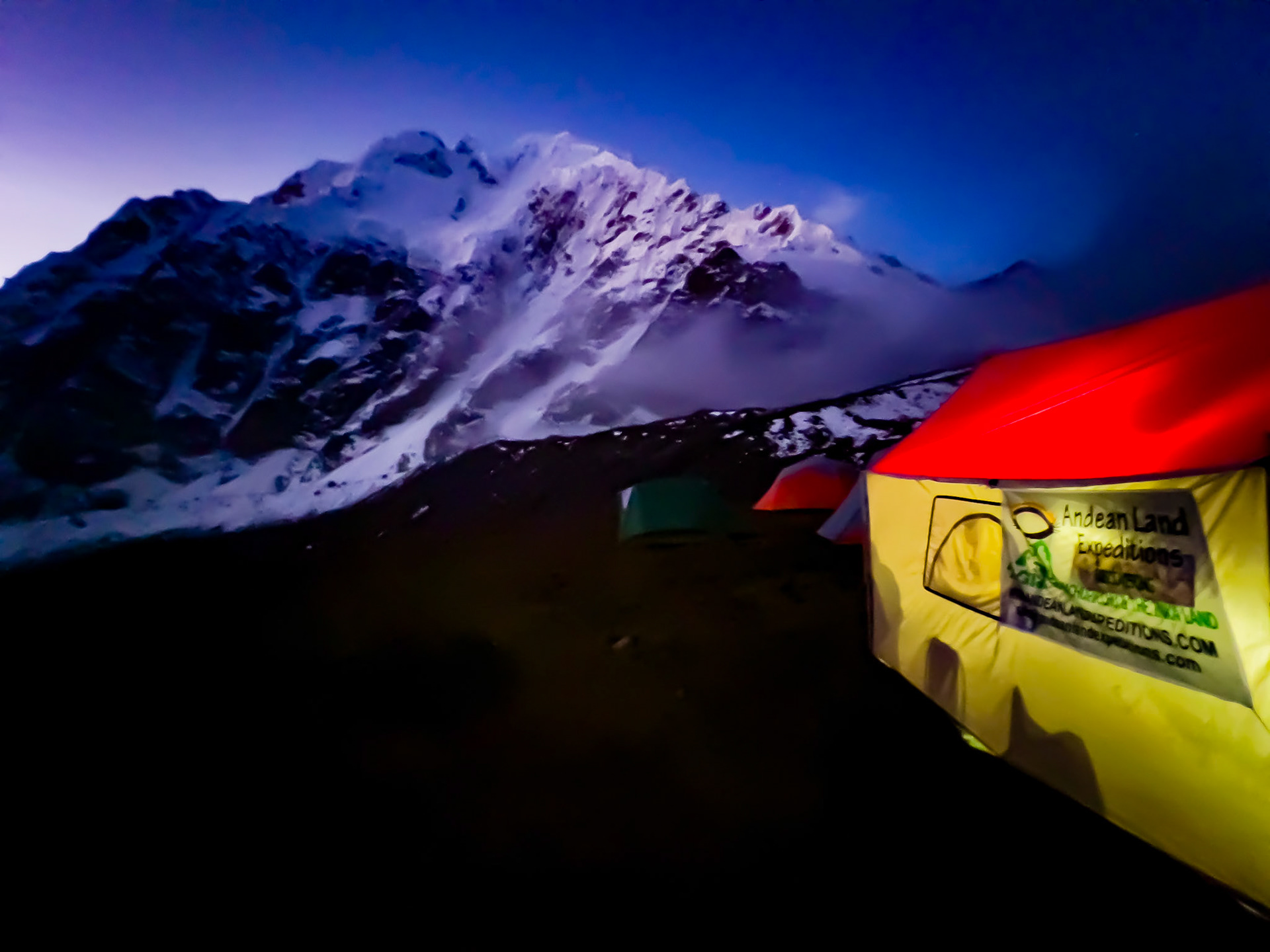 Salcantay Trek, Camp de Base 1