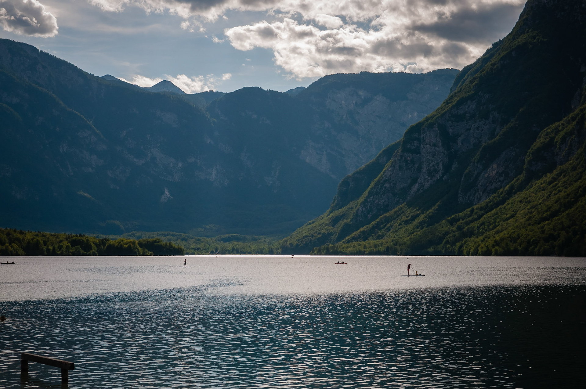 Lac de Bohinj, Slovénie