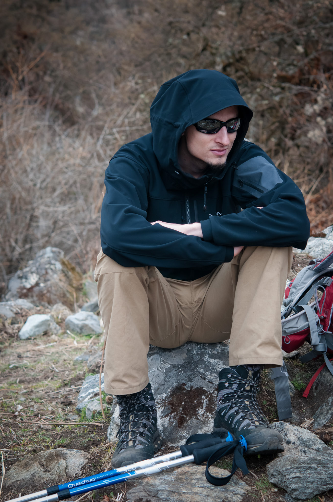 Entre Lama Hotel (2410m) et Langtang (3430m)