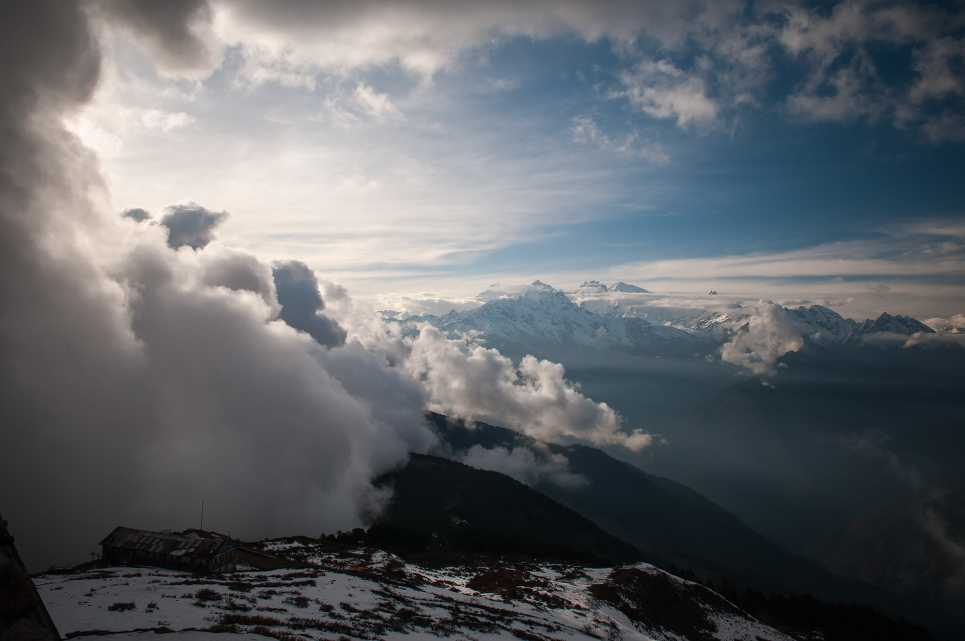 Entre Laurebina (3910m) et Gosaikund Pass (4165m)