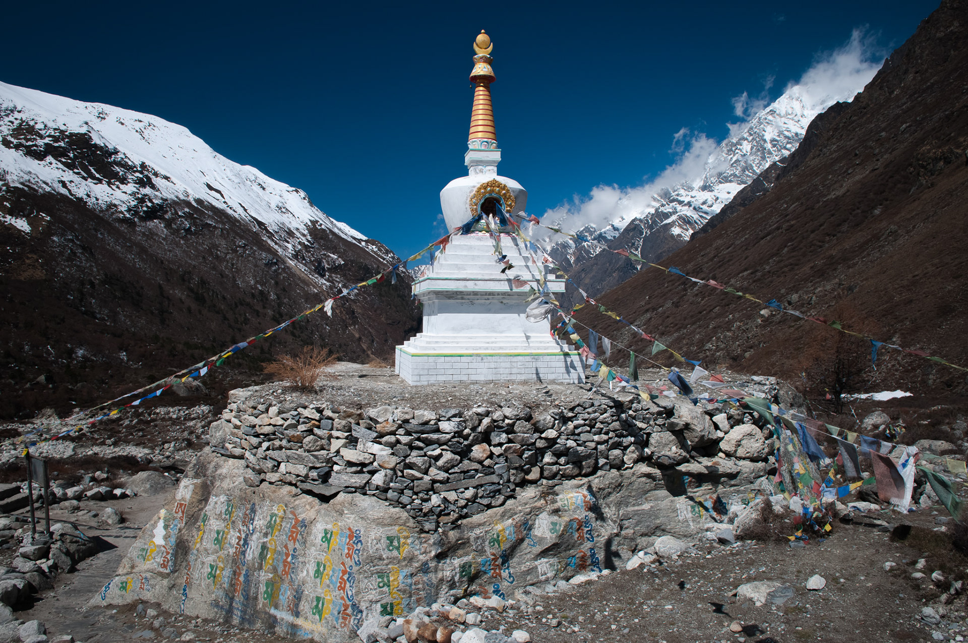 Entre Langtang (3430m) et Kyanjin Gumba (3830m)