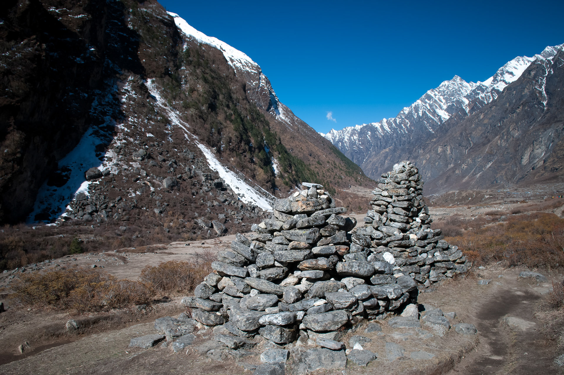 Entre Langtang (3430m) et Kyanjin Gumba (3830m)