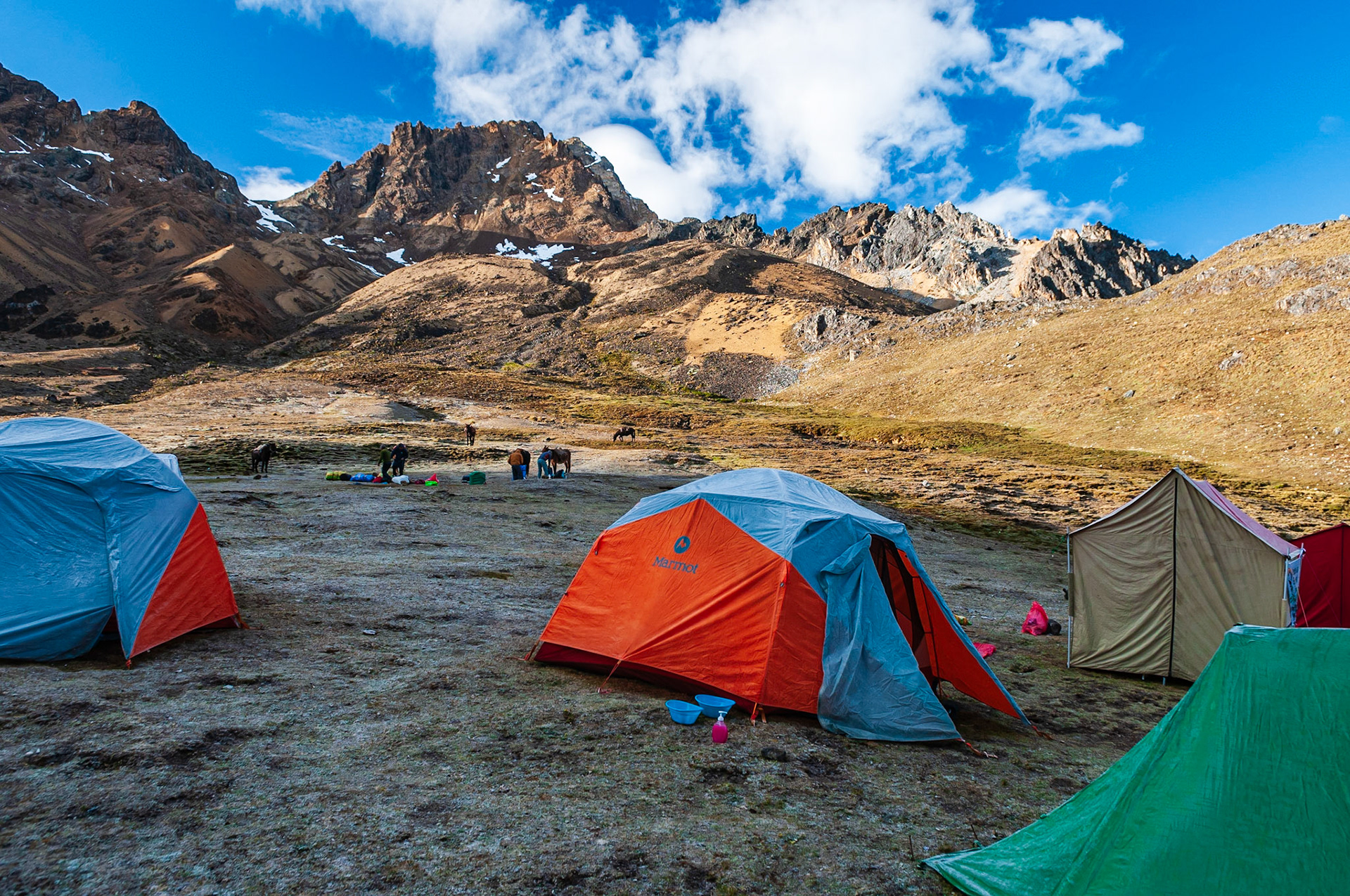 Salcantay Trek, Camp de Base 1