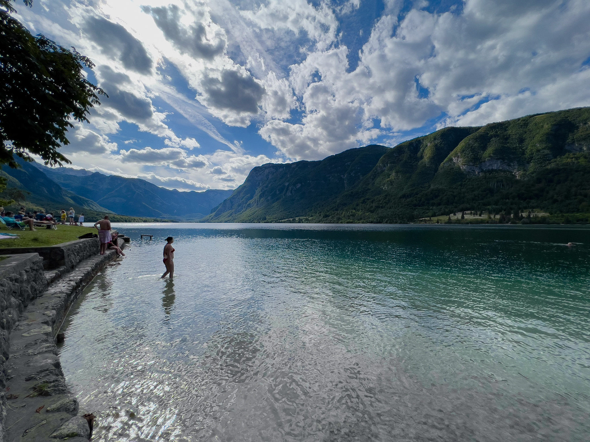 Lac de Bohinj, Slovénie