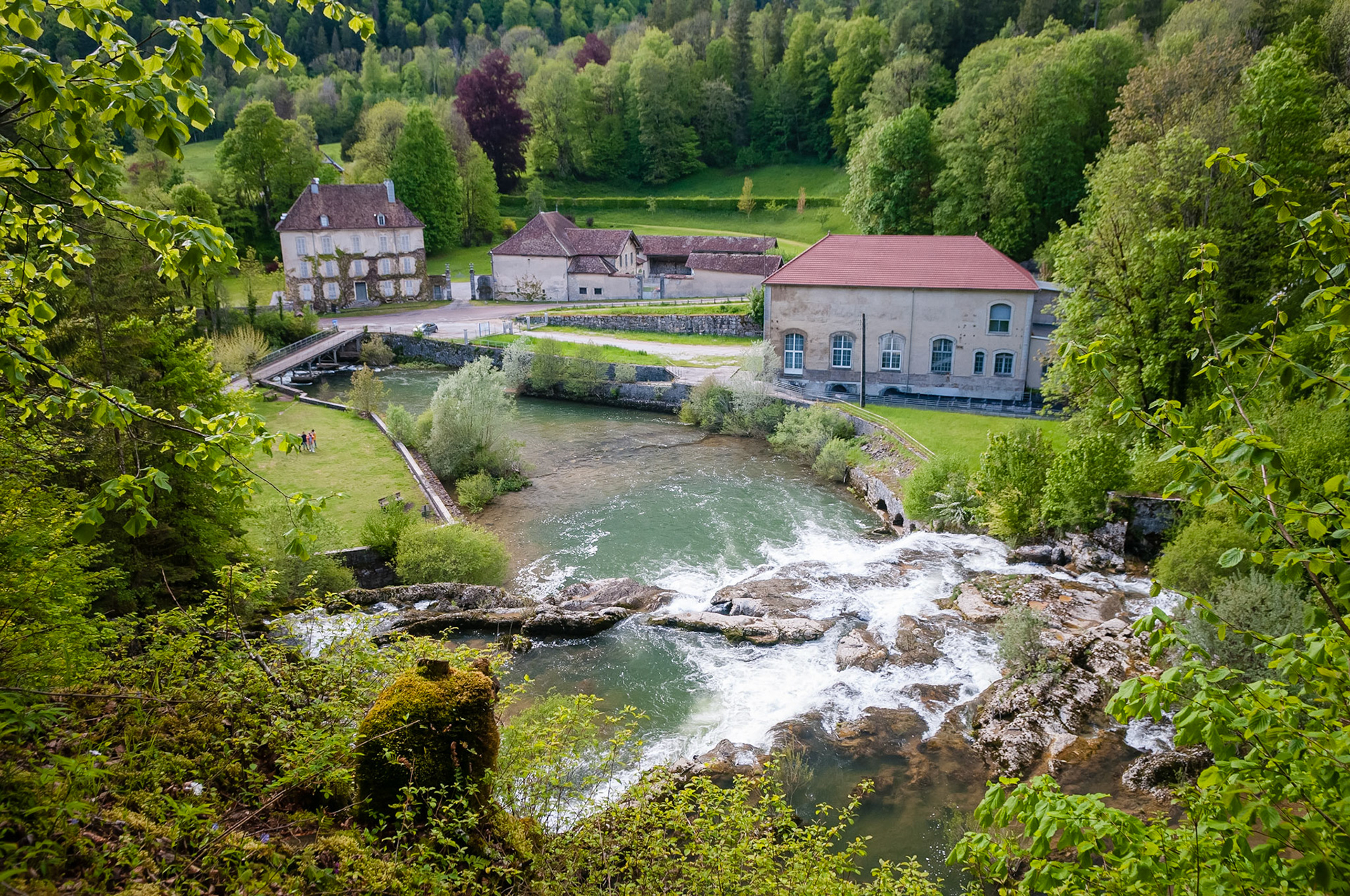 Les pertes de l'Ain, France