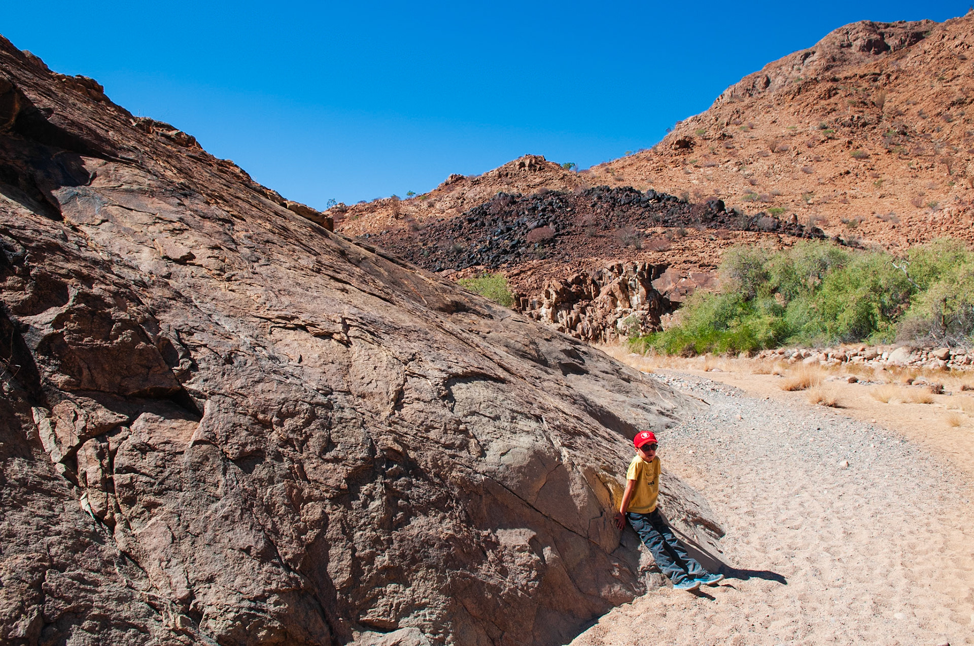 White Lady Painting, Brandberg, Damaraland