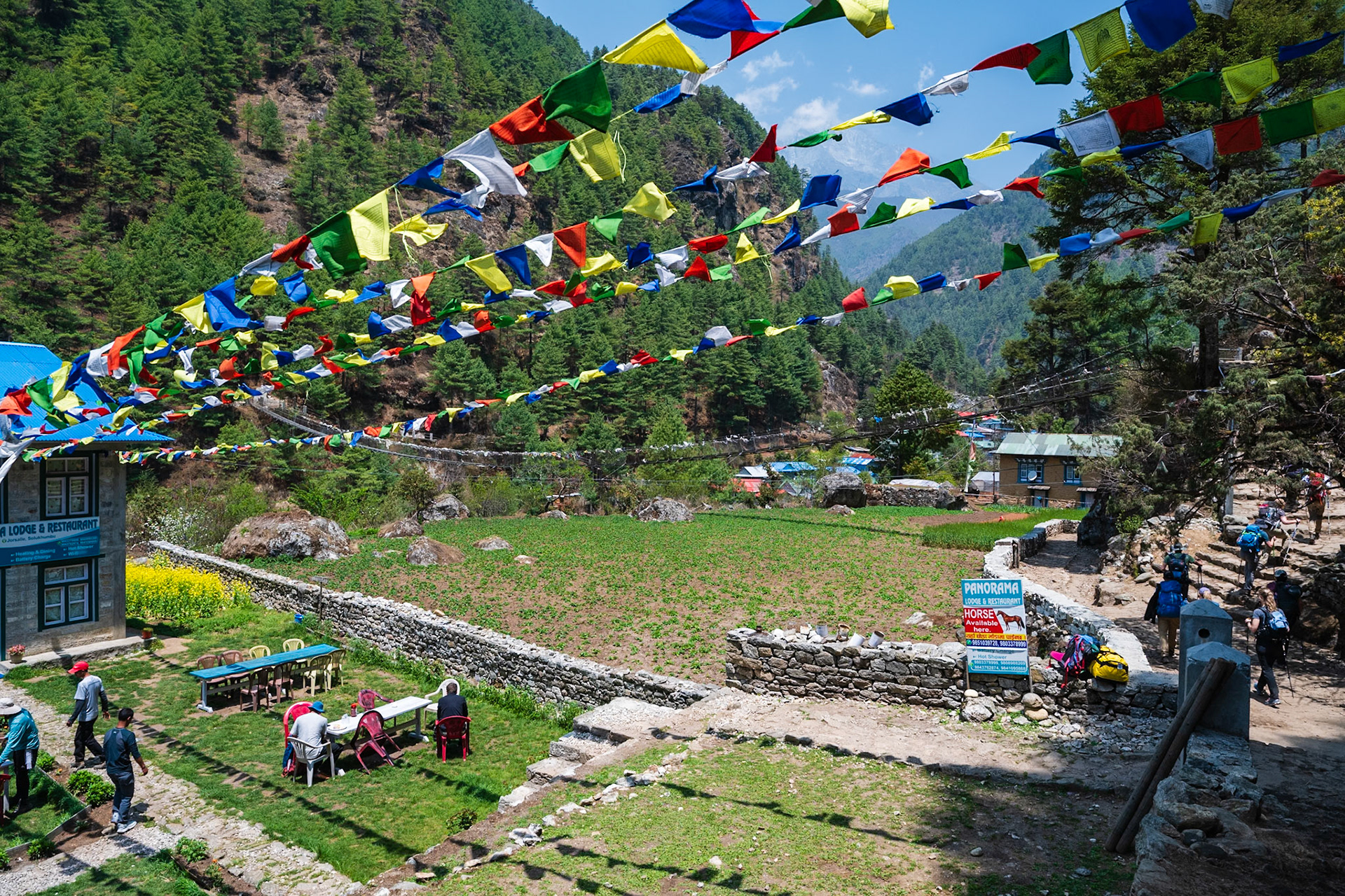 Day 2 - Phakding (2'610 m) to Namche Bazaar (3'446 m)