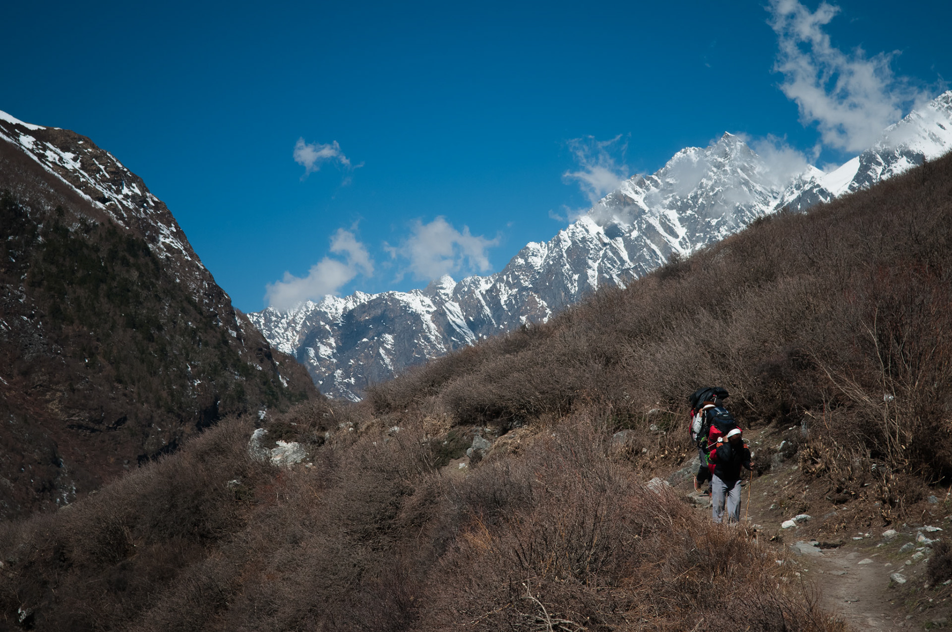 Entre Langtang (3430m) et Kyanjin Gumba (3830m)