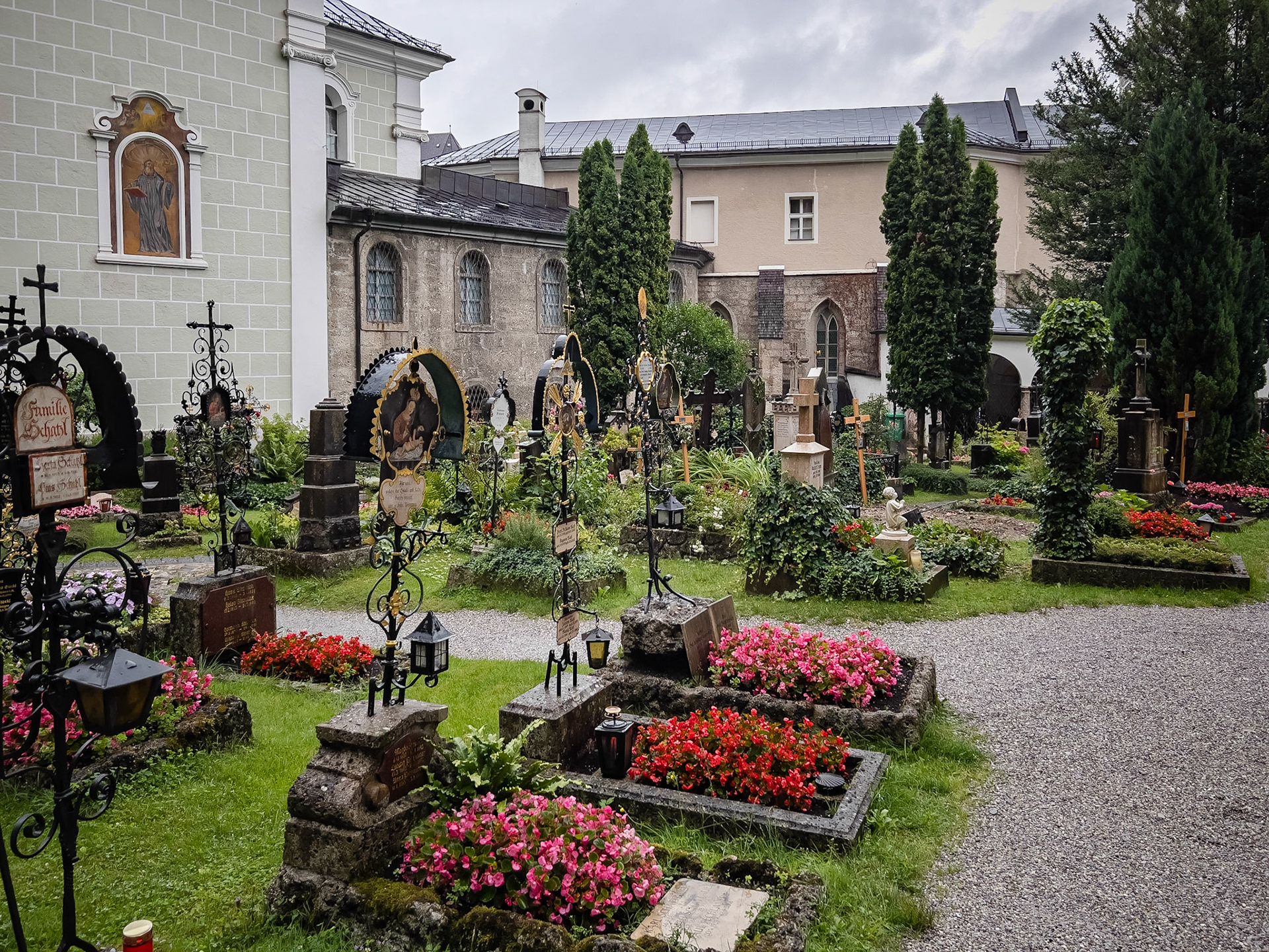Friedhof St. Peter (Petersfriedhof), Salzbourg, Autriche
