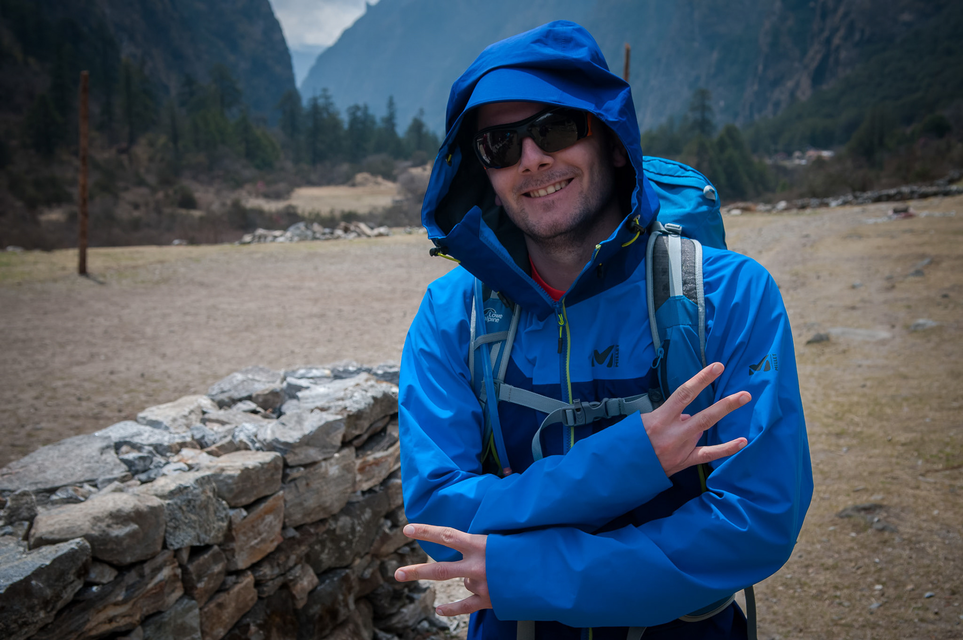 Entre Lama Hotel (2410m) et Langtang (3430m)