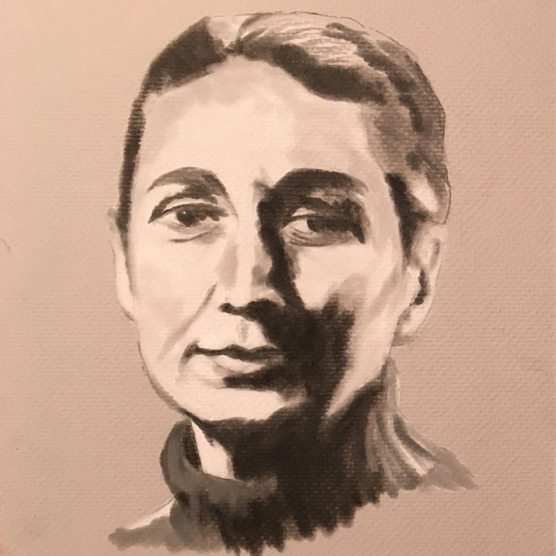 Irene, pastel on paper, 9"x12", 2019